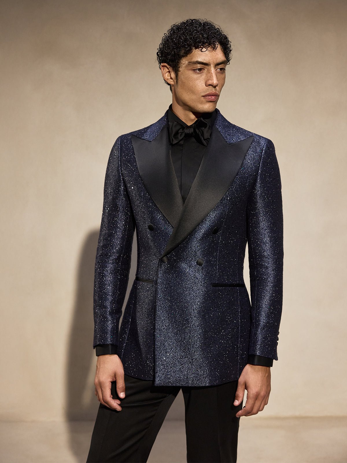 SACOU SMOKING MADE TO MEASURE ALBASTRU - Viggo