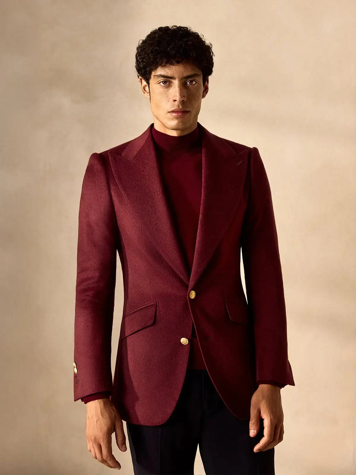 Made to Measure Bordeaux jacket, cashmere fabric CARNET