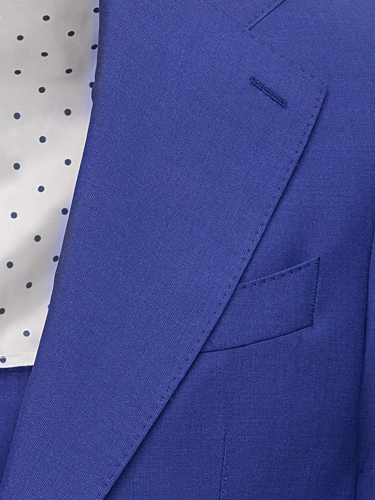 COSTUM TESATURA VITALE BARBERIS CANONICO, ALBASTRU-INDIGO