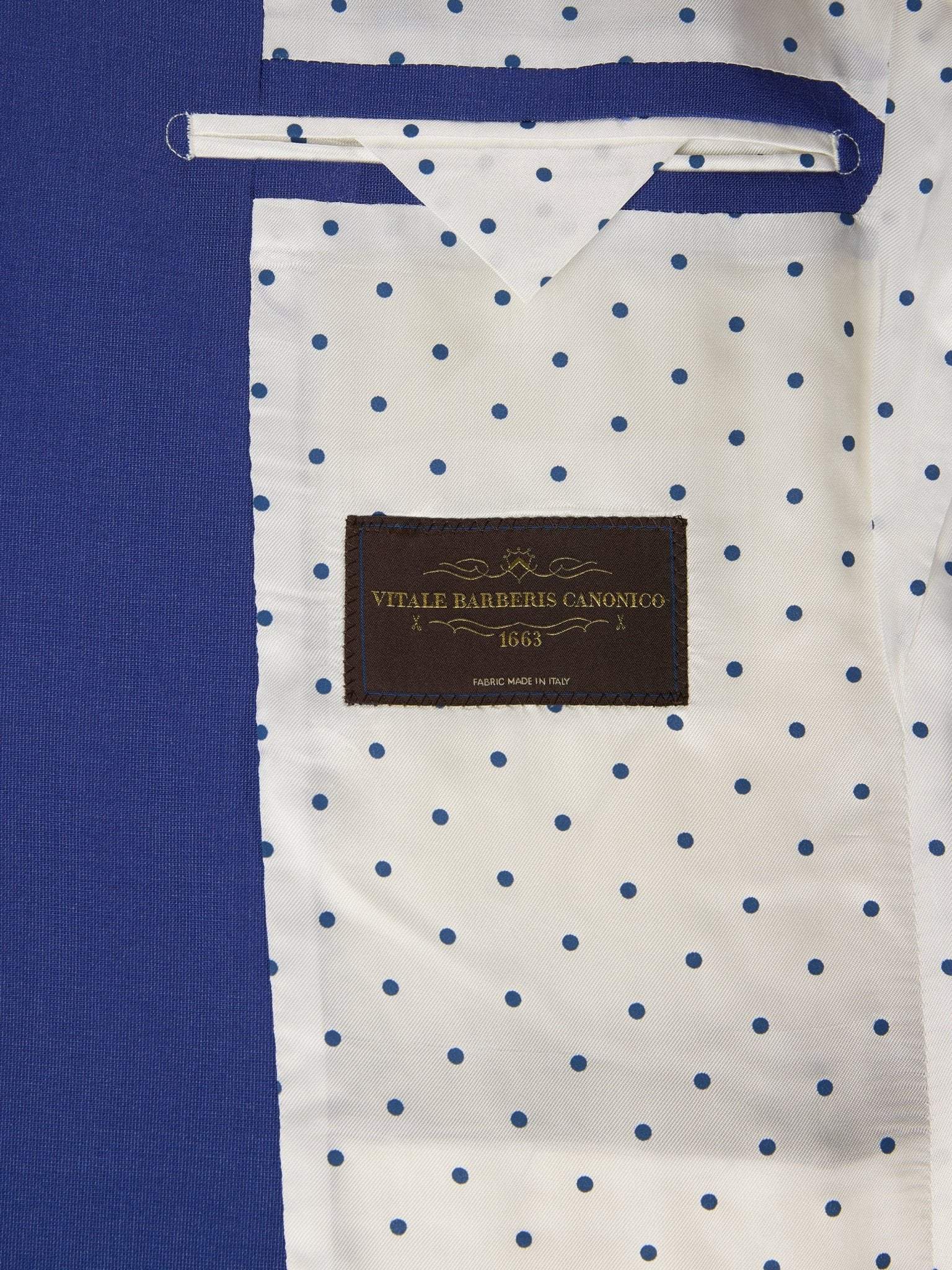 VITALE BARBERIS CANONICO FABRIC SUIT, BLUE-INDIGO