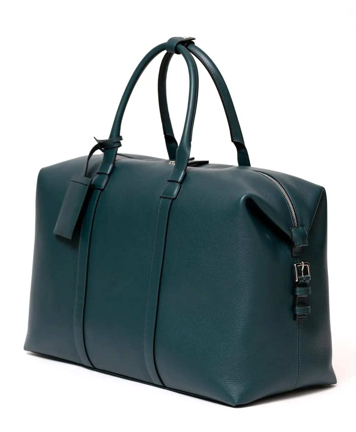 Geanta verde de voiaj piele vitel