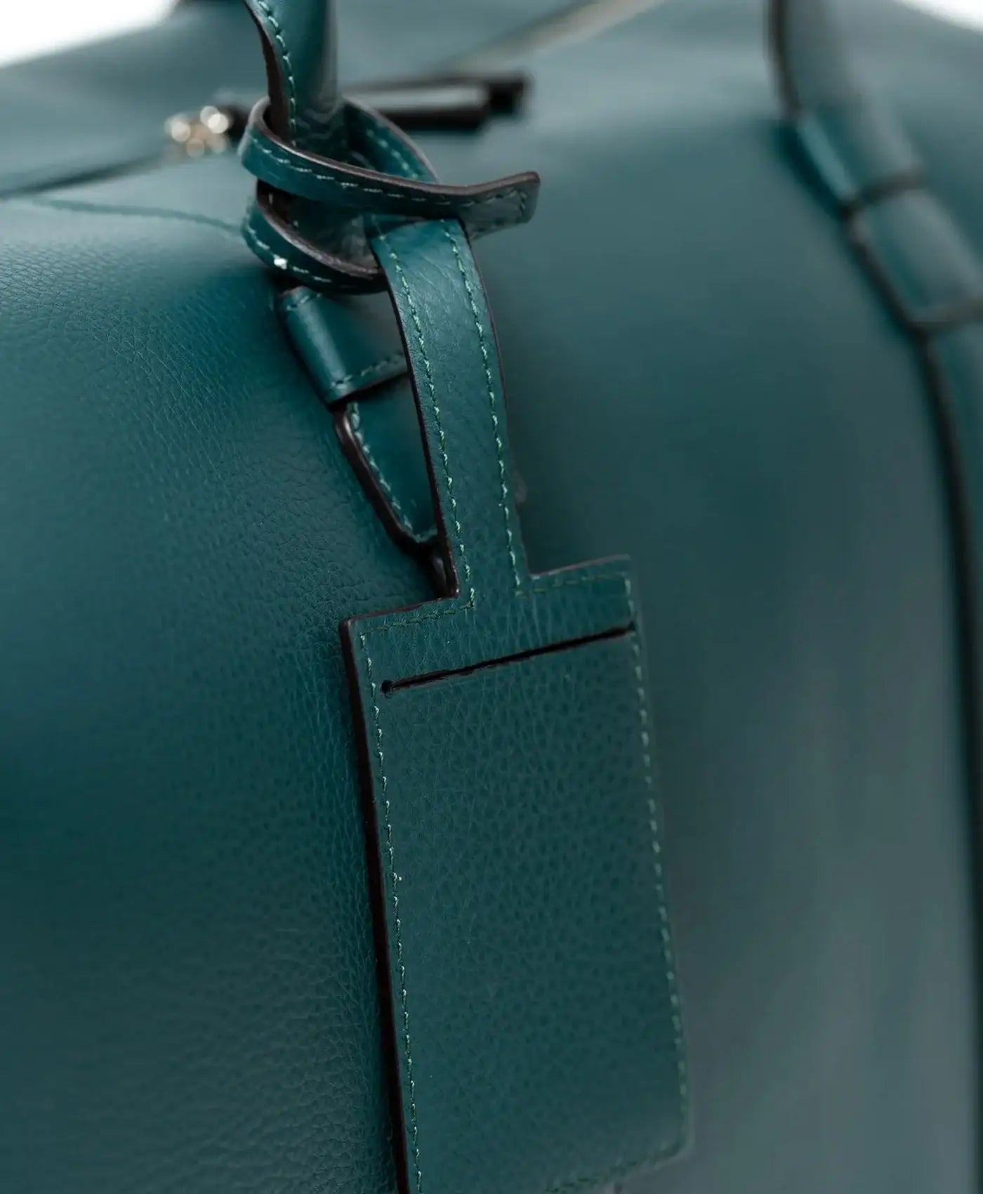 Geanta verde de voiaj piele vitel