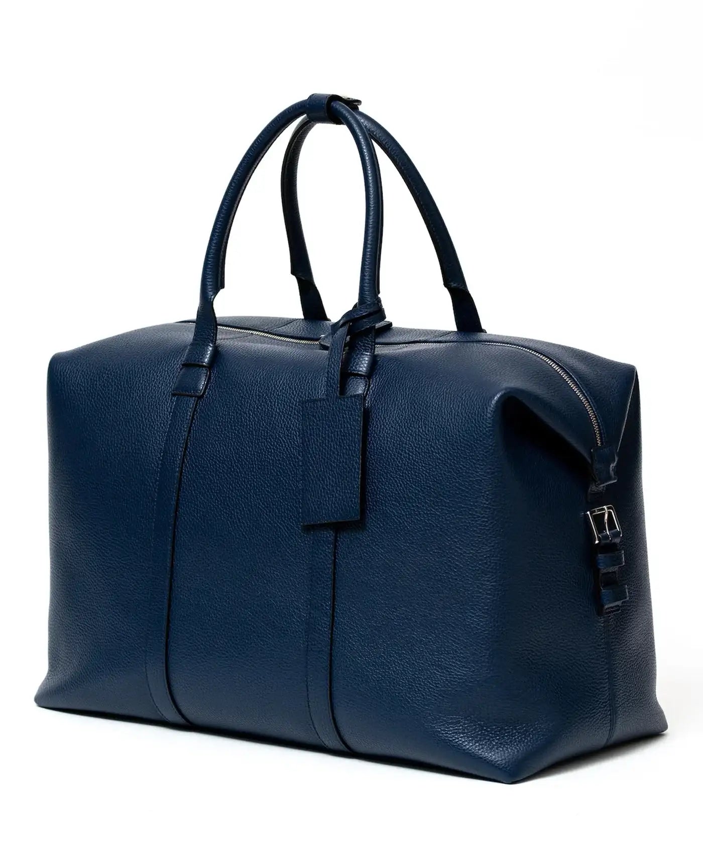 Geanta bleumarin de voiaj piele vitel