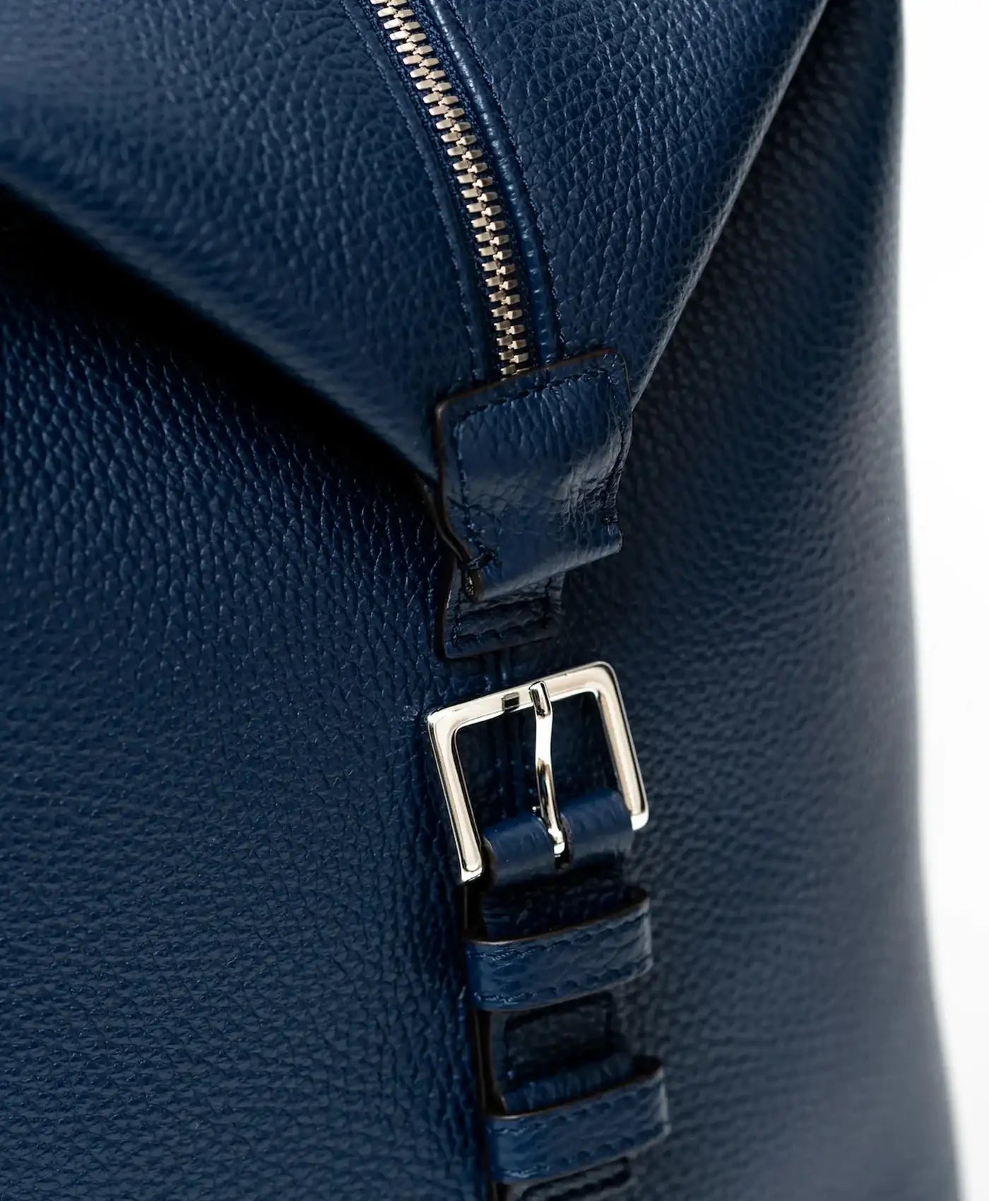 Geanta bleumarin de voiaj piele vitel