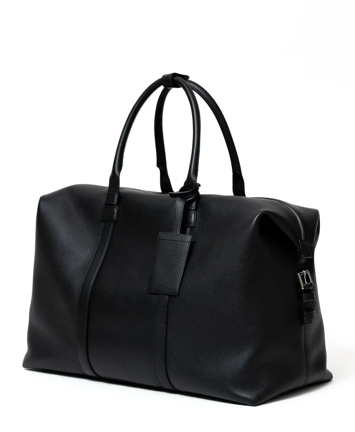 Geanta neagra de voiaj piele vitel