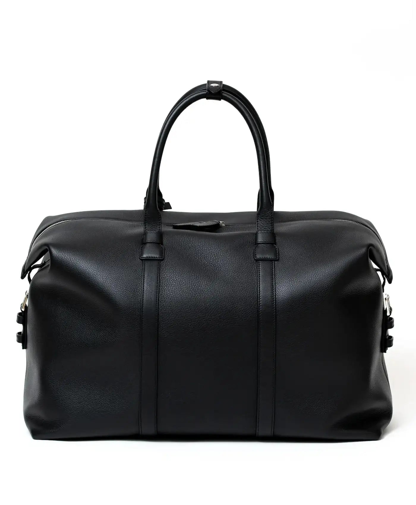 Geanta neagra de voiaj piele vitel