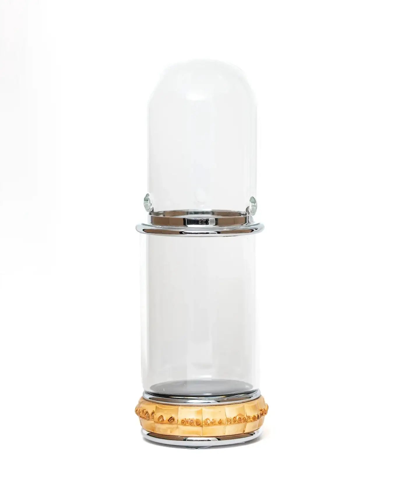 Suport periuta de dinti sticla&bambus