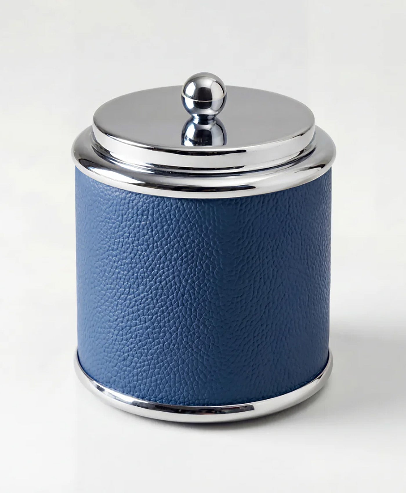 Recipient albastru depozitare betisoare de urechi