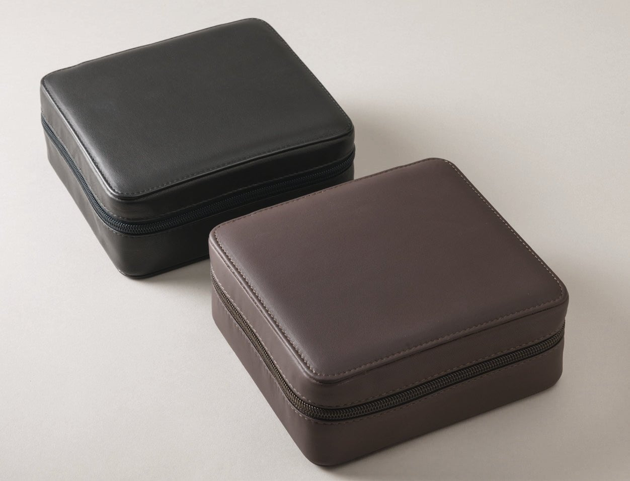 Set piele maro ingrijire pantofi - travelling - Viggo