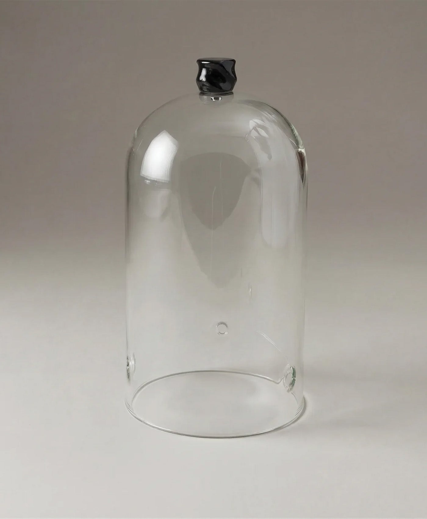 Capac protector din sticla si corn antilopa pentru set de barbierit