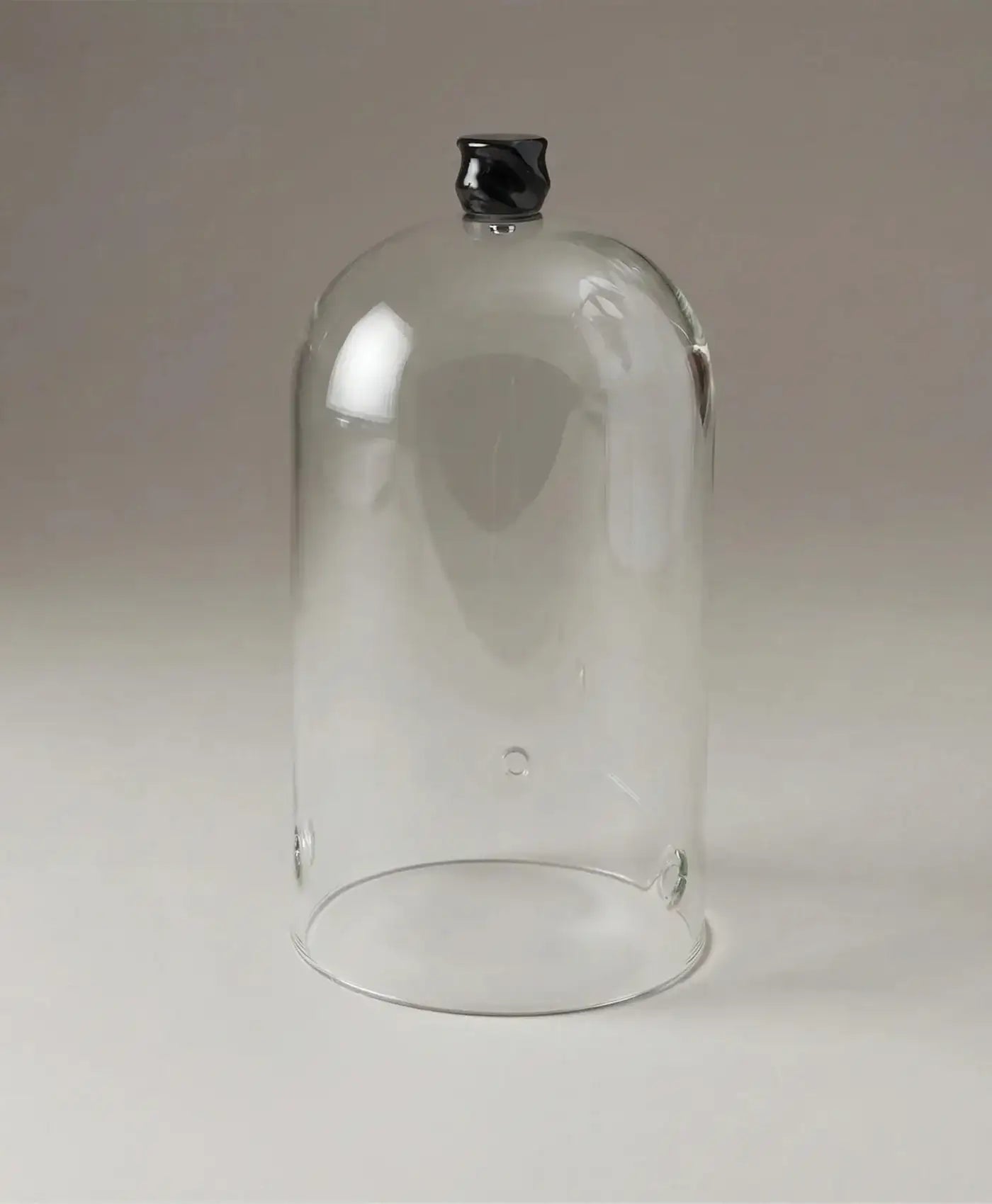 Capac protector din sticla si corn antilopa pentru set de barbierit