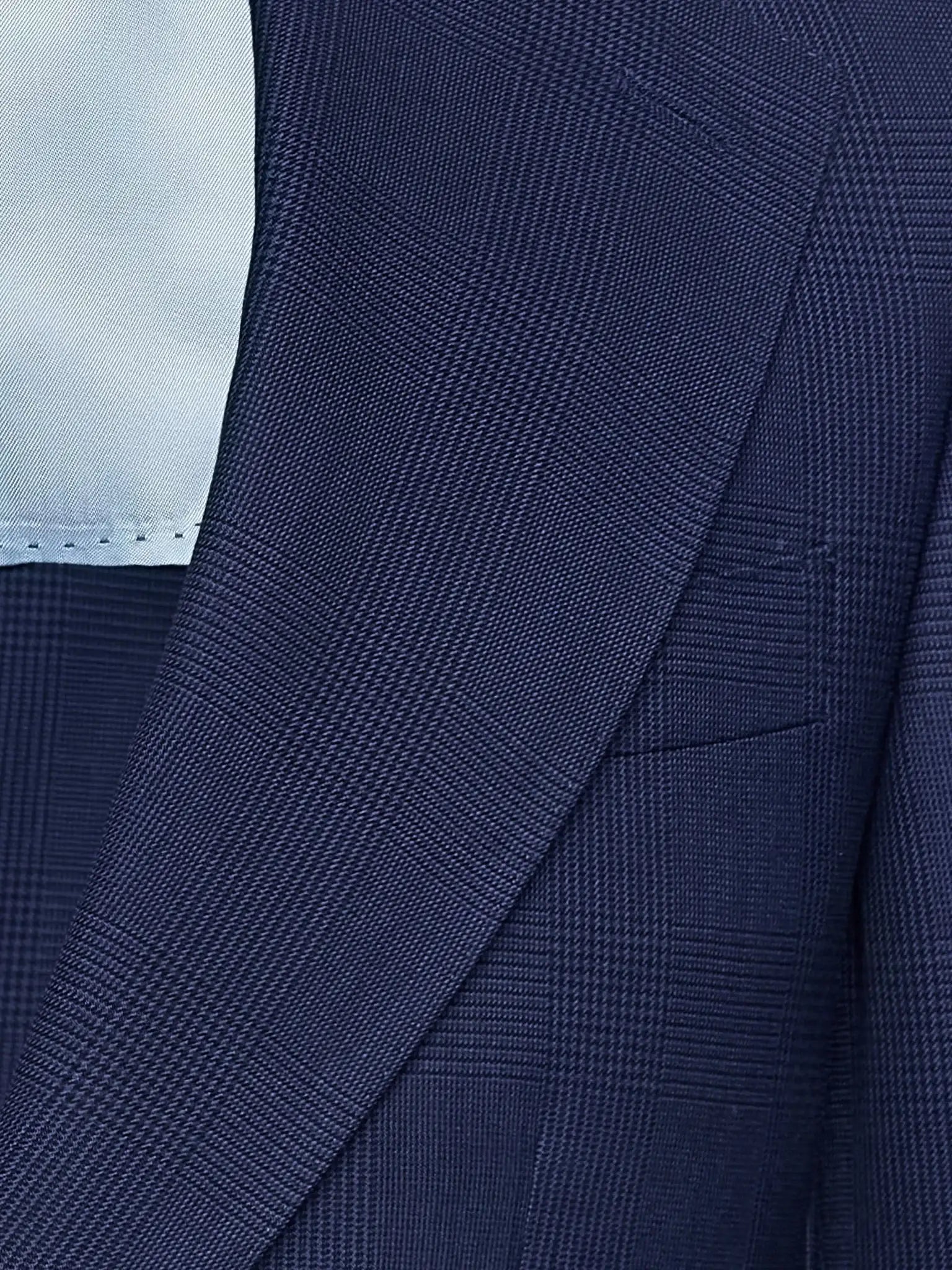 SUIT fabric FRATELLI TALLIA DI DELFINO navy checkered
