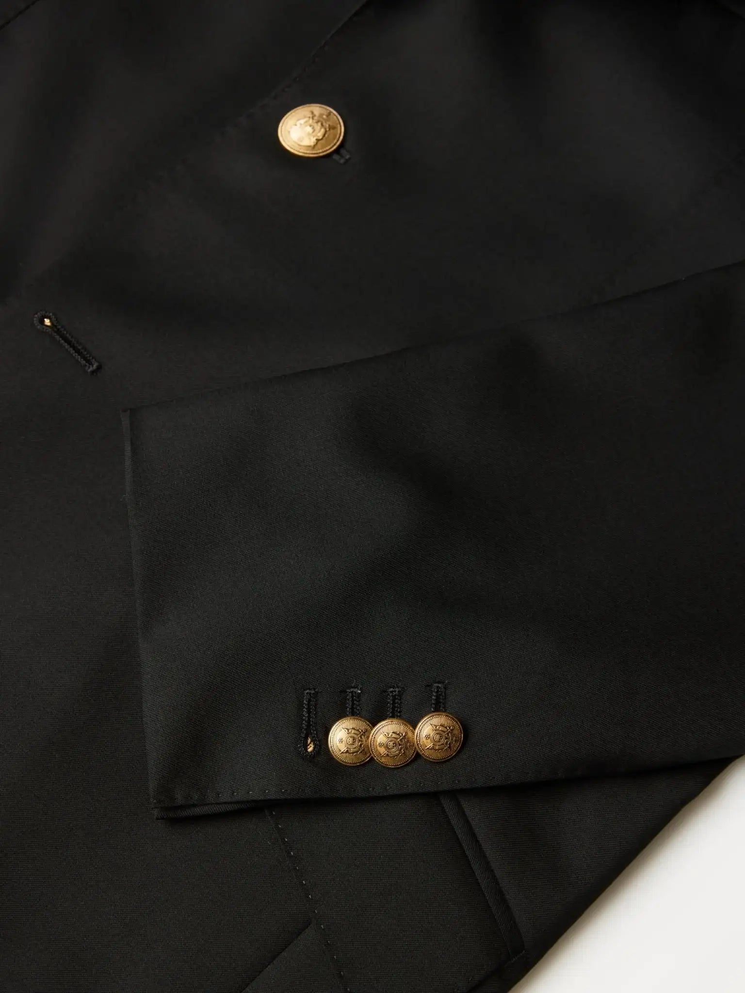 BLACK VITALE BARBERIS FABRIC COSTUME