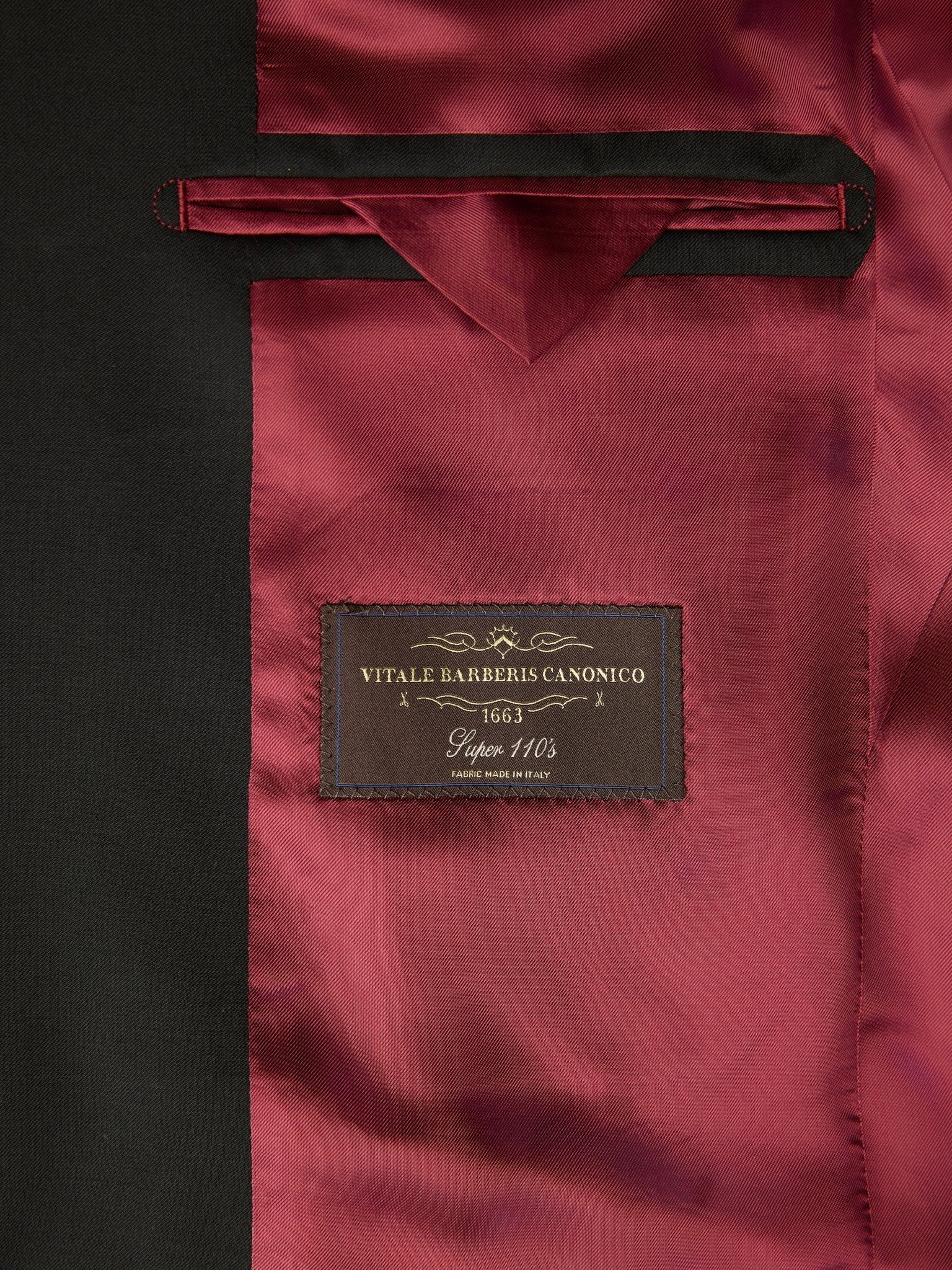 COSTUM TESATURA VITALE BARBERIS NEGRU - Viggo