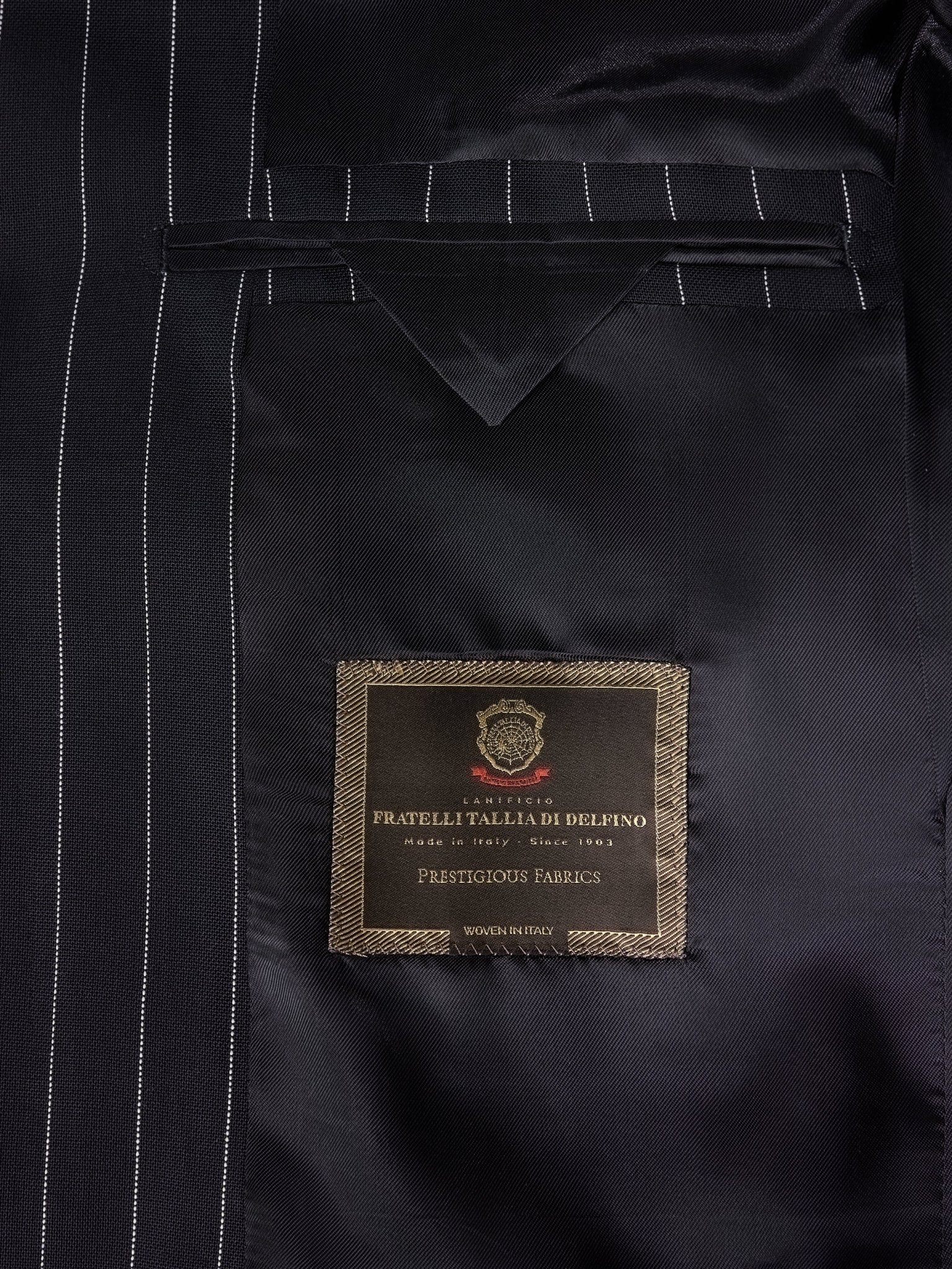 COSTUM TESATURA FRATELLI TALLIA DI DELFINO NEGRU IN DUNGI - Viggo