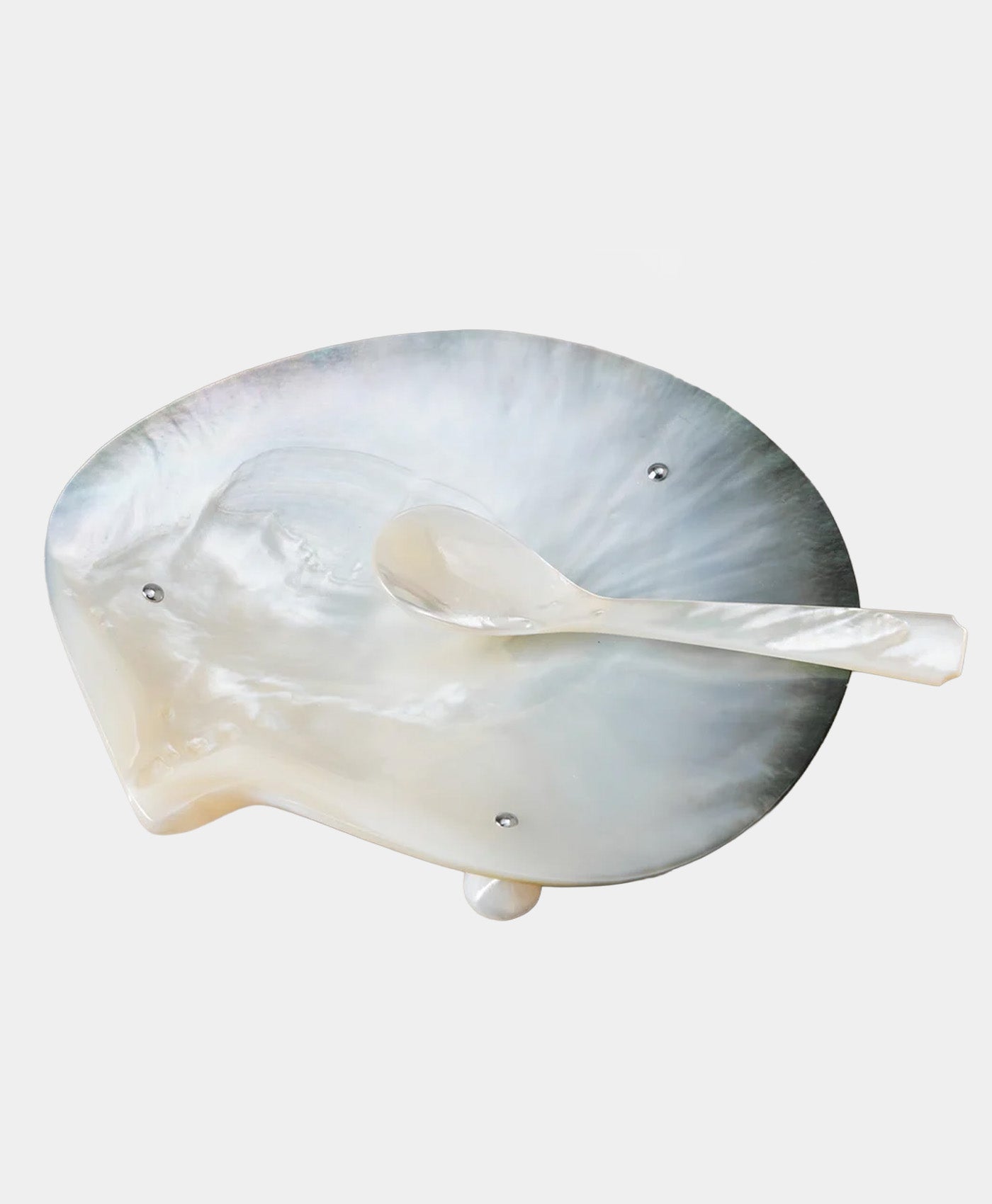 Set mic servire caviar mother of pearl