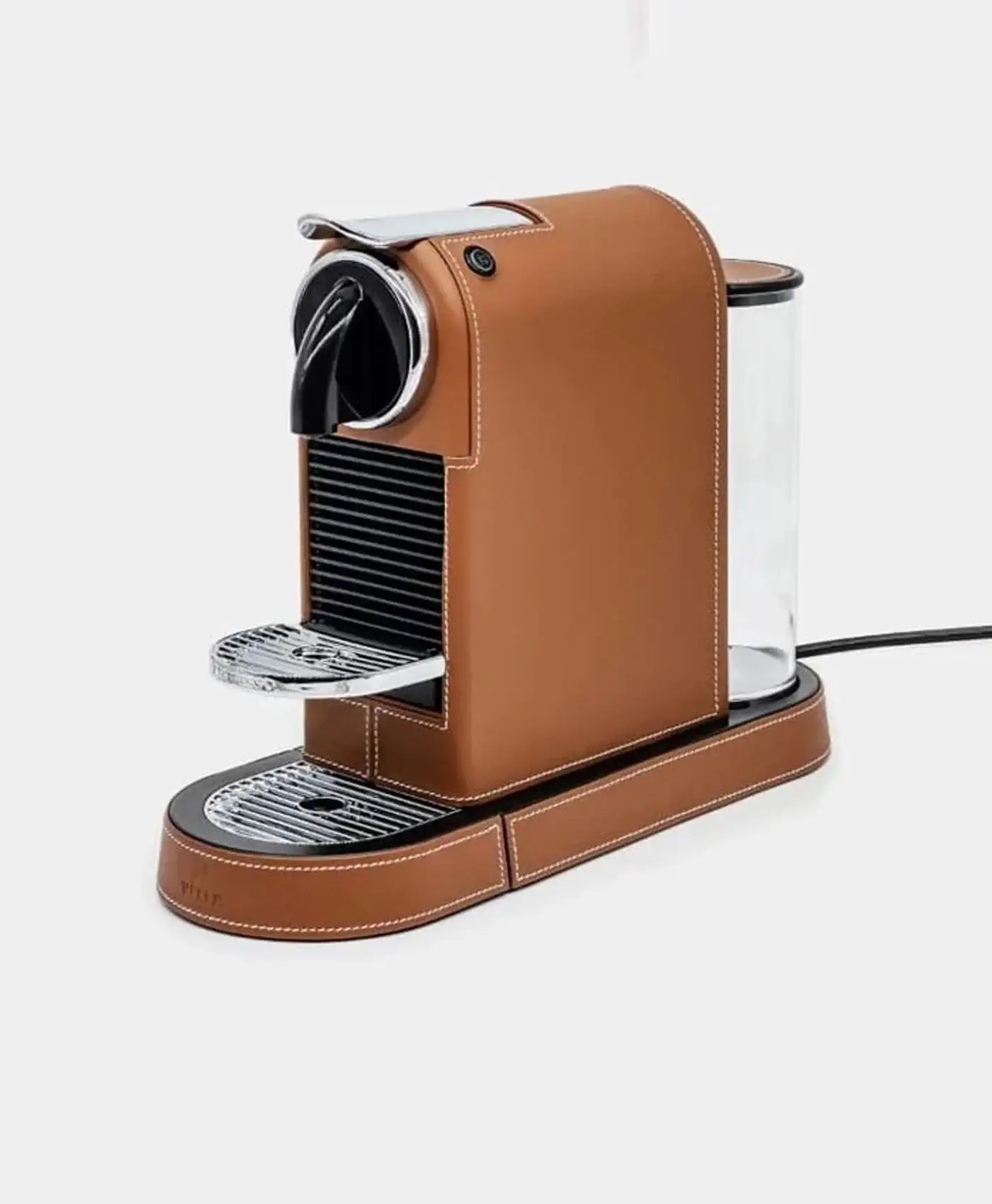 Espressor Nespresso Citiz piele maro