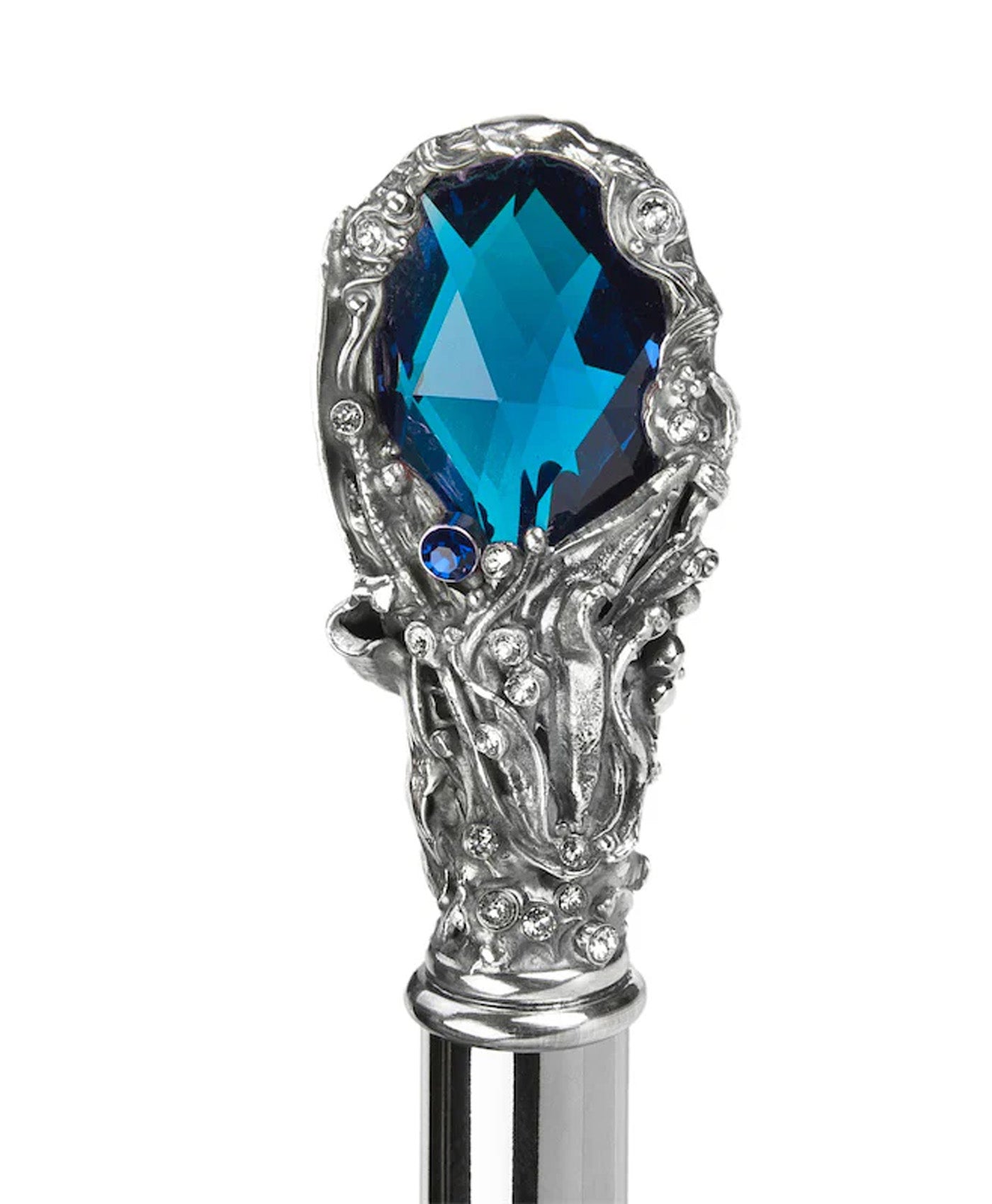 Umbrela cu maner de lux Blue Gem