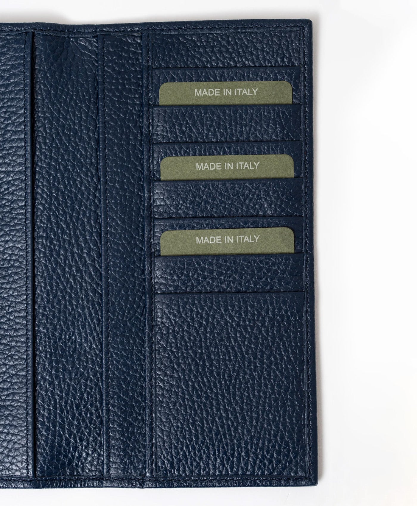 Portofel bleumarin mare piele vitel