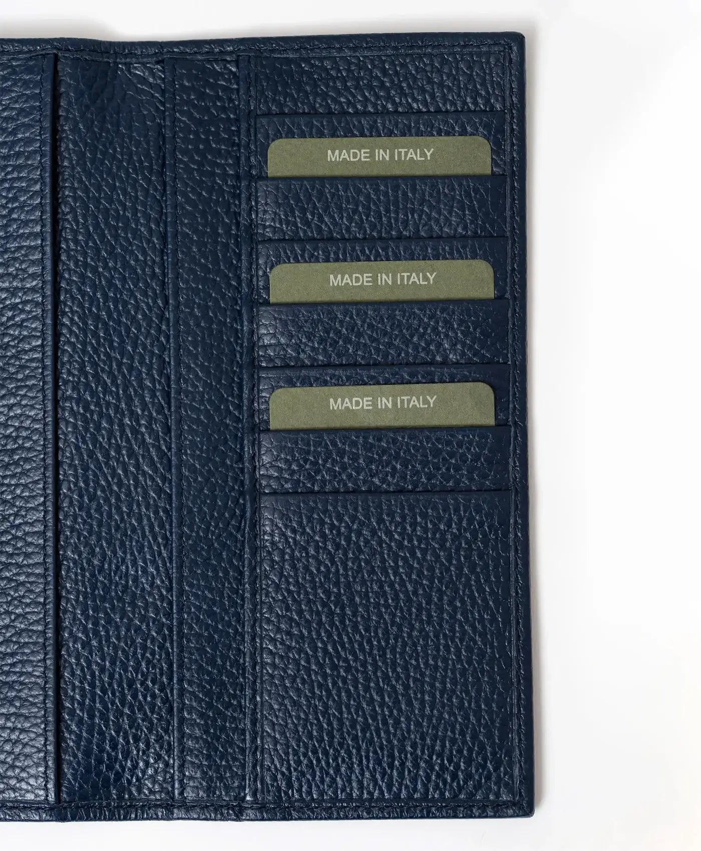 Portofel bleumarin mare piele vitel