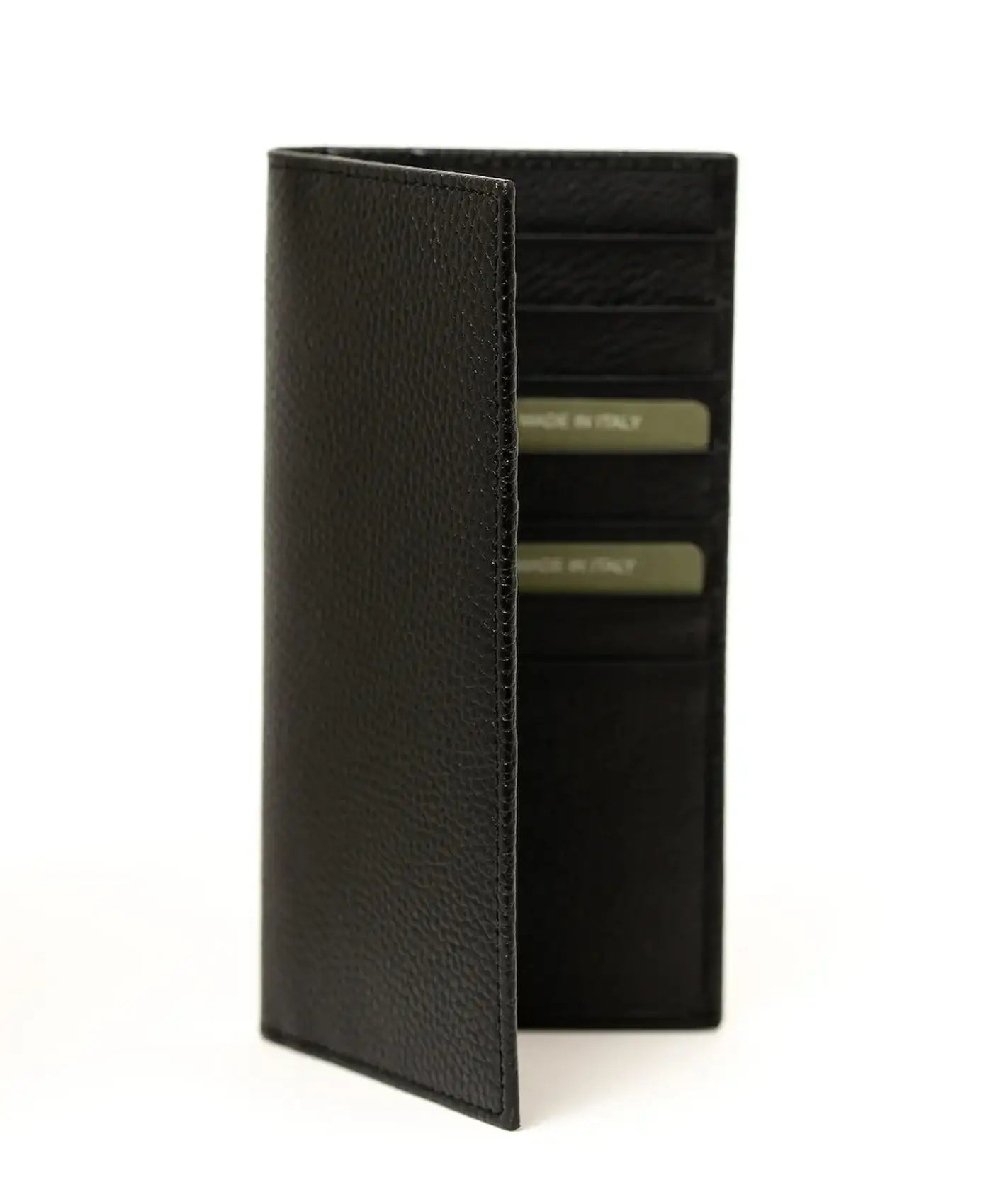 Portofel negru mare piele vitel