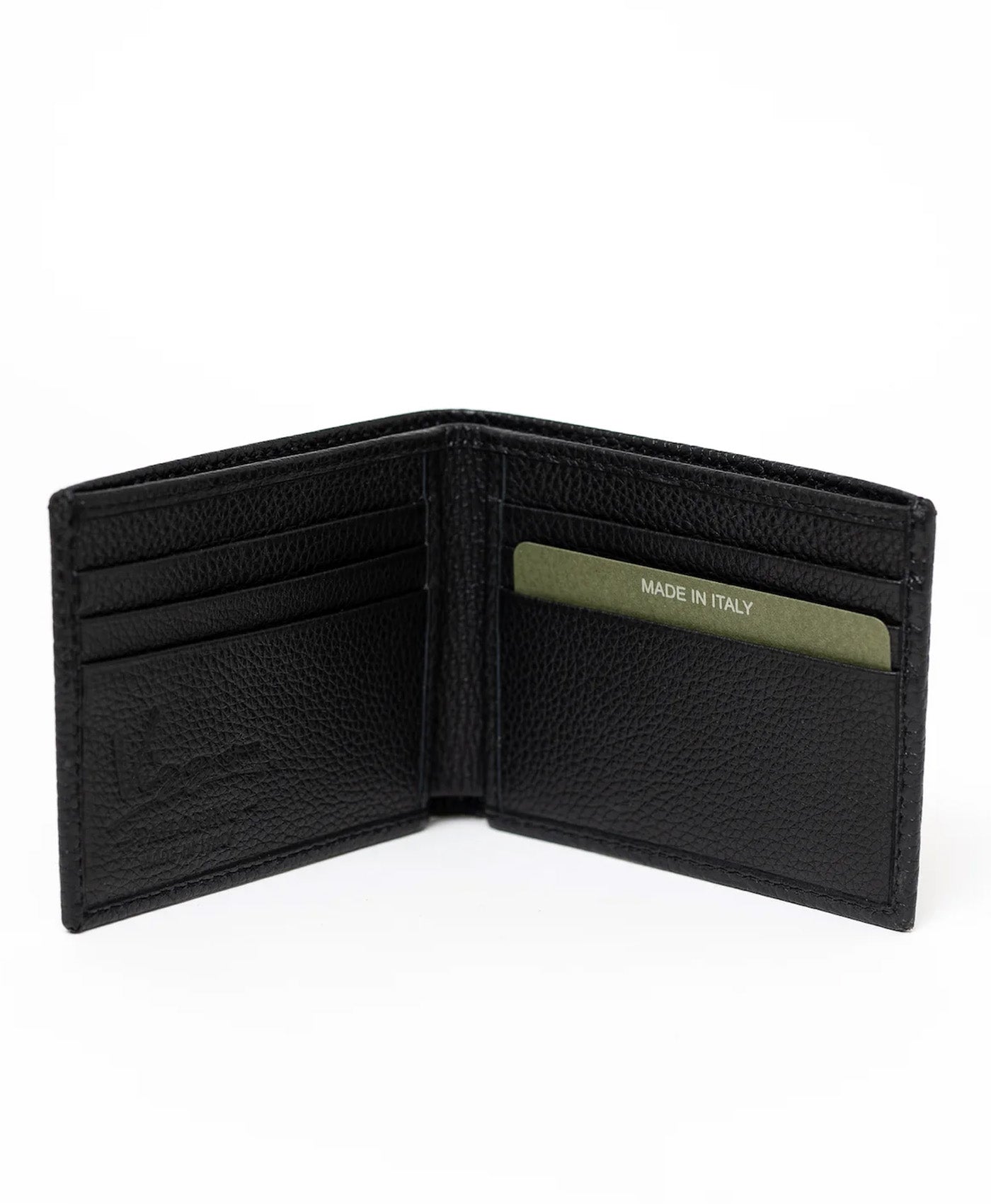 Portofel negru mic piele vitel