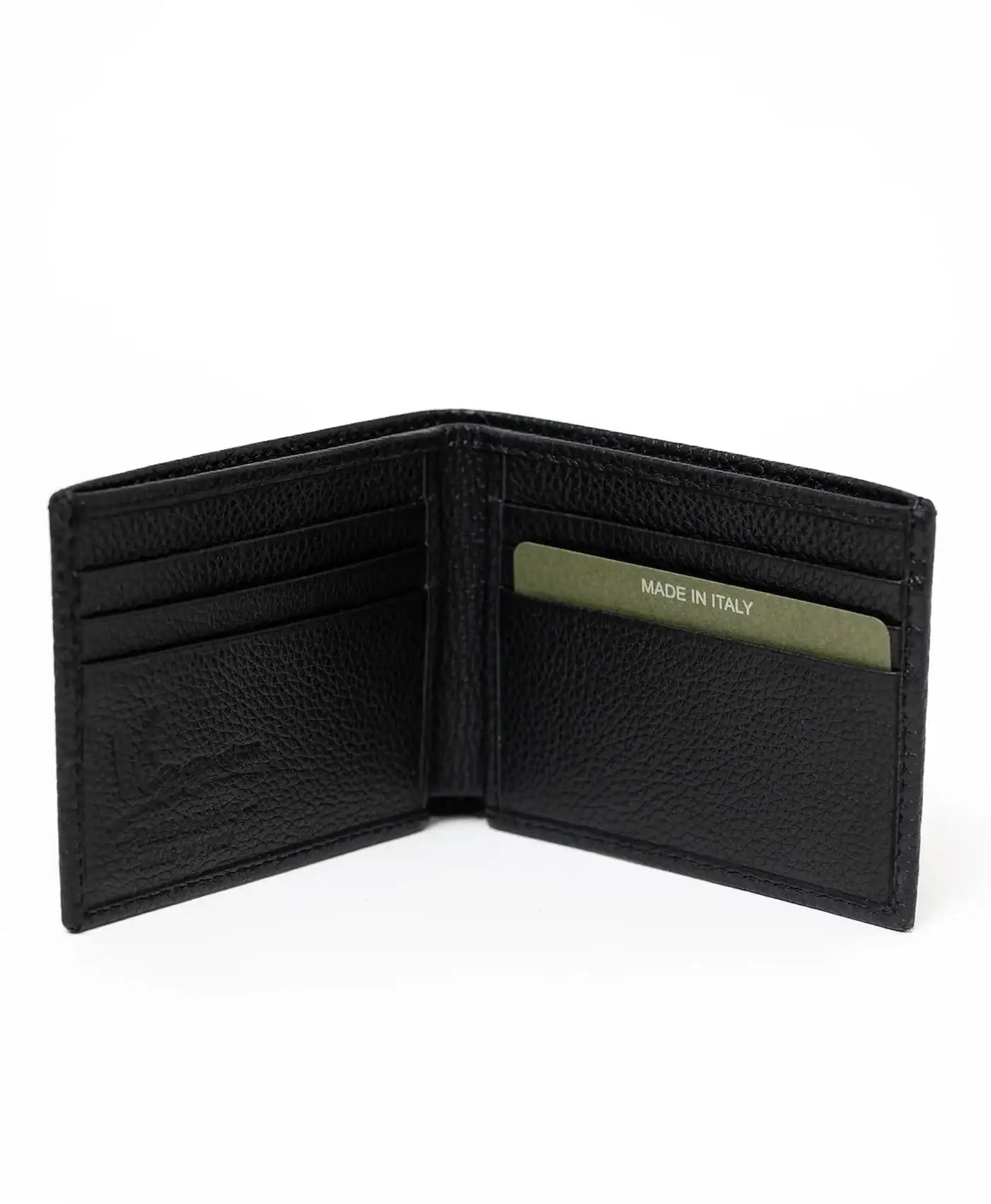 Portofel negru mic piele vitel