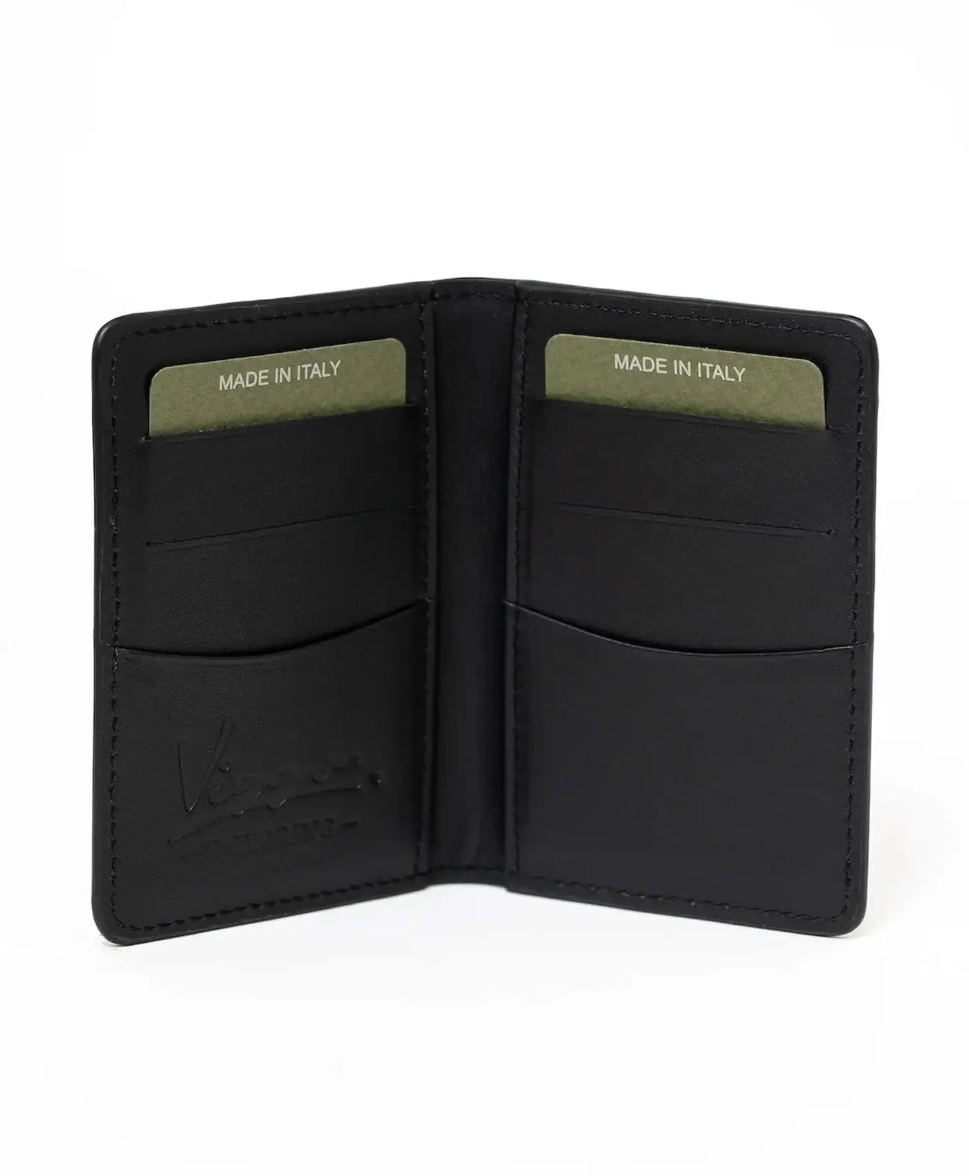 Port card negru piele crocodil