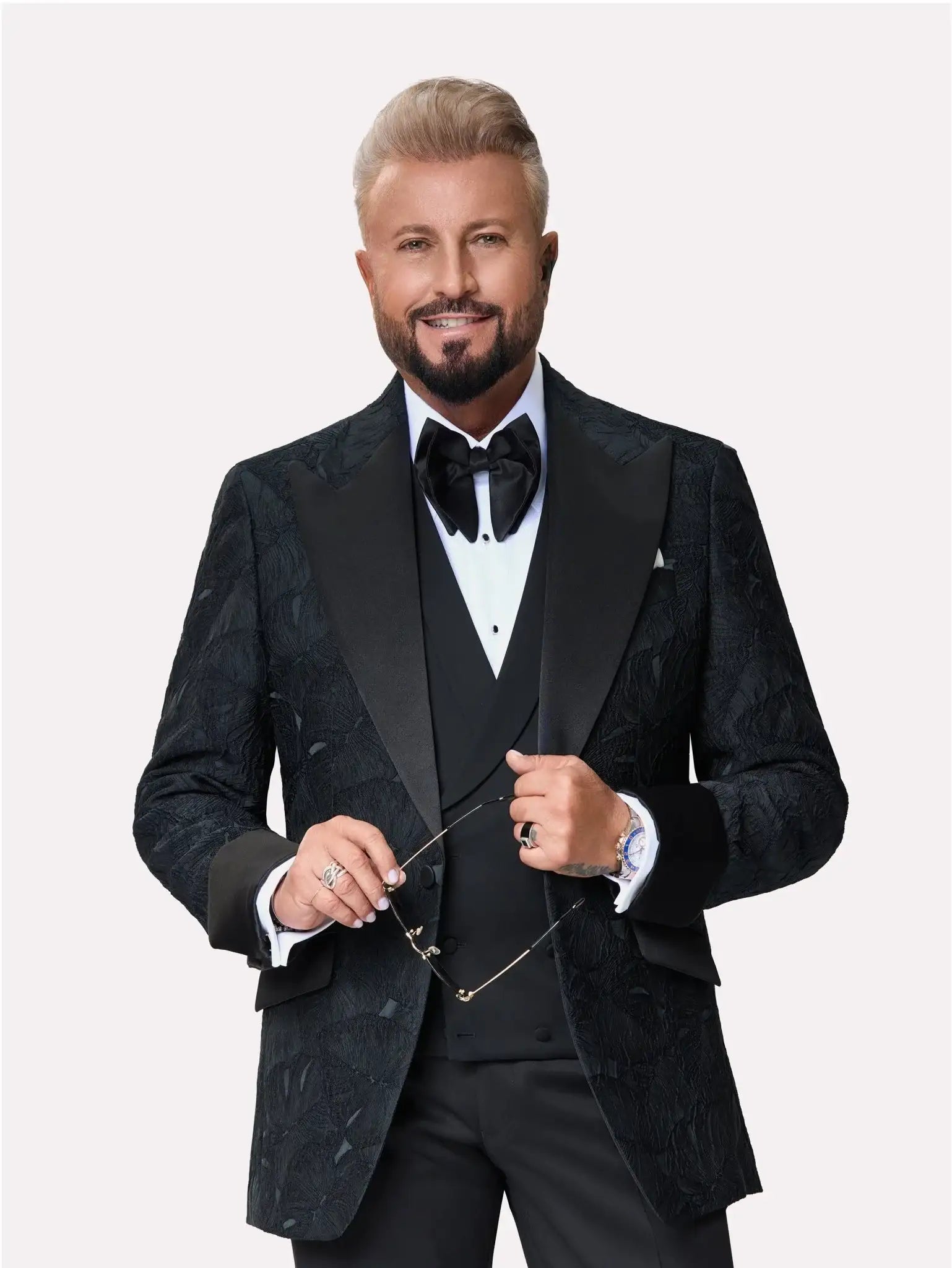 Sacou smoking made to measure cu model 3d