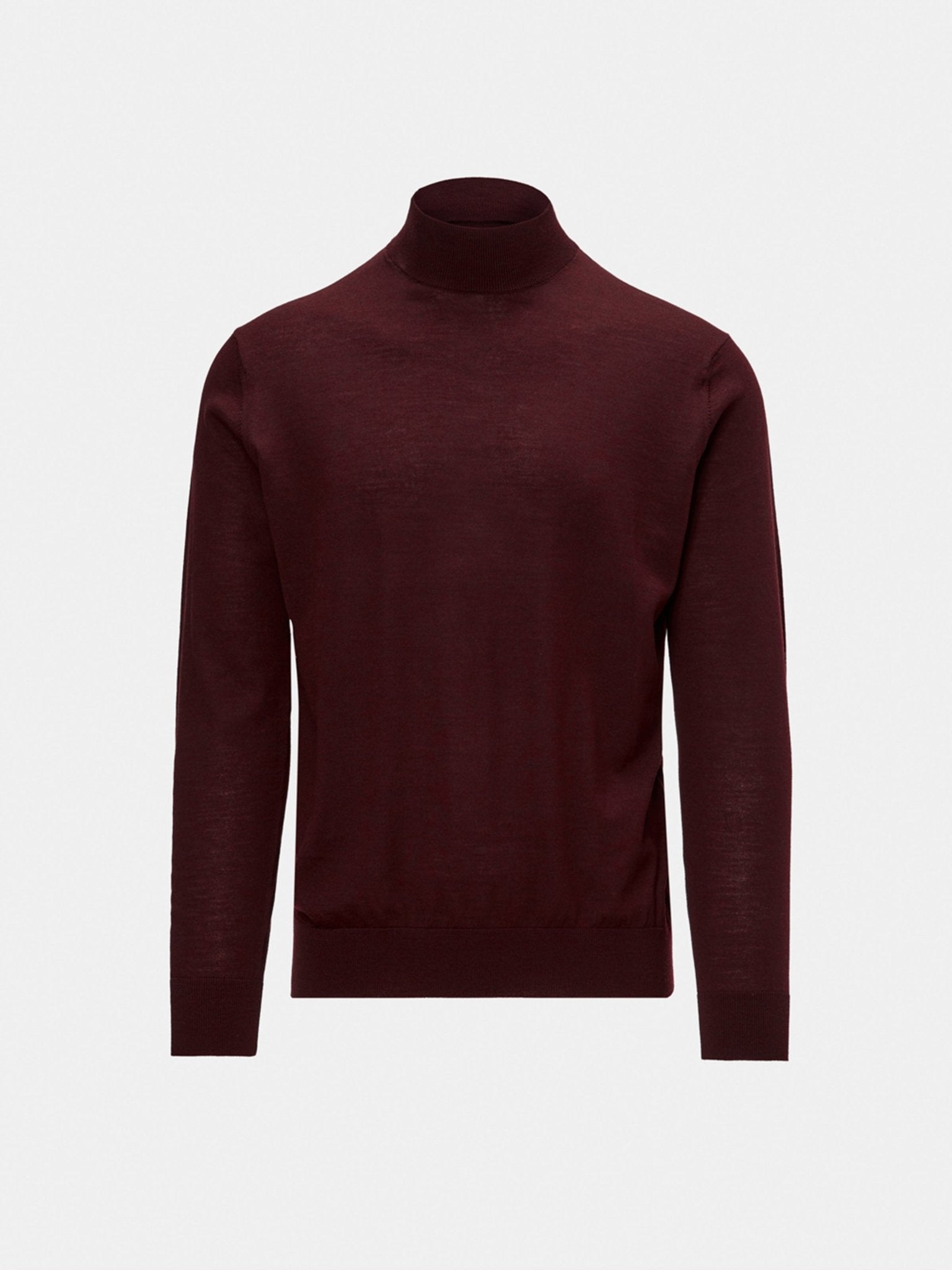 Maleta bordeaux din lana merino extra fina 16 GG - Viggo