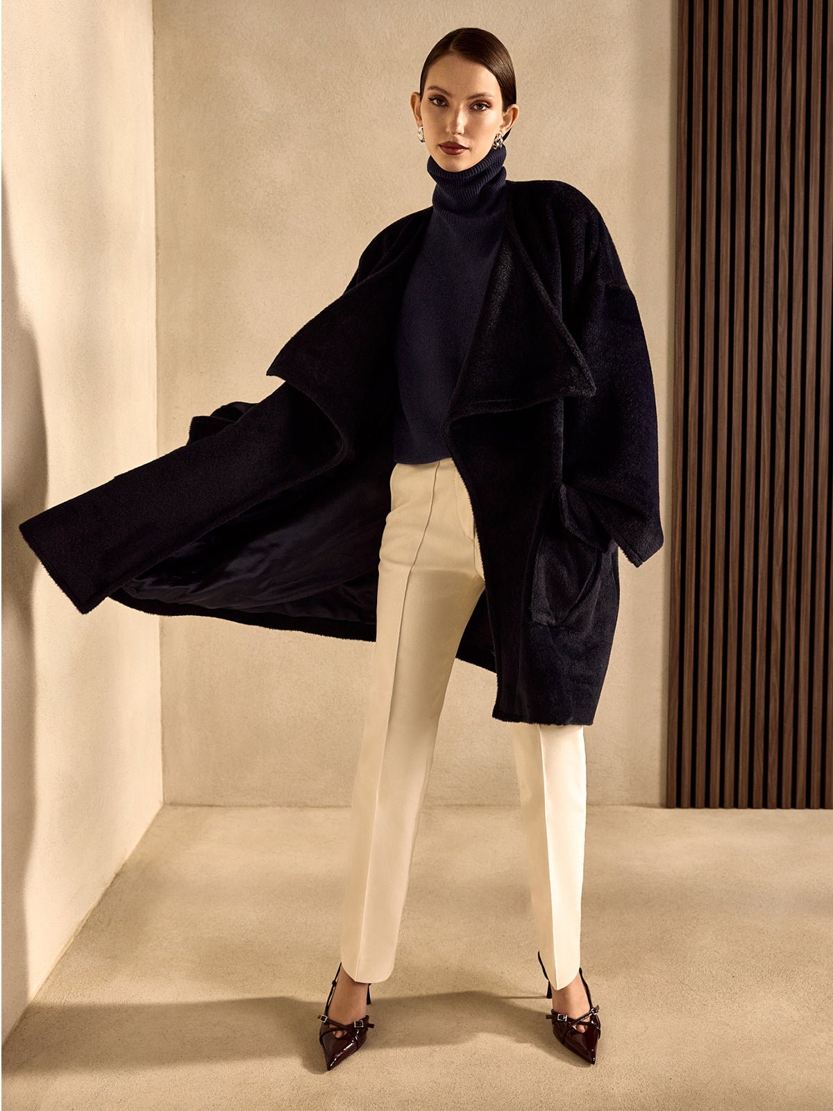 Palton navy Bespoke FOR HER - Viggo