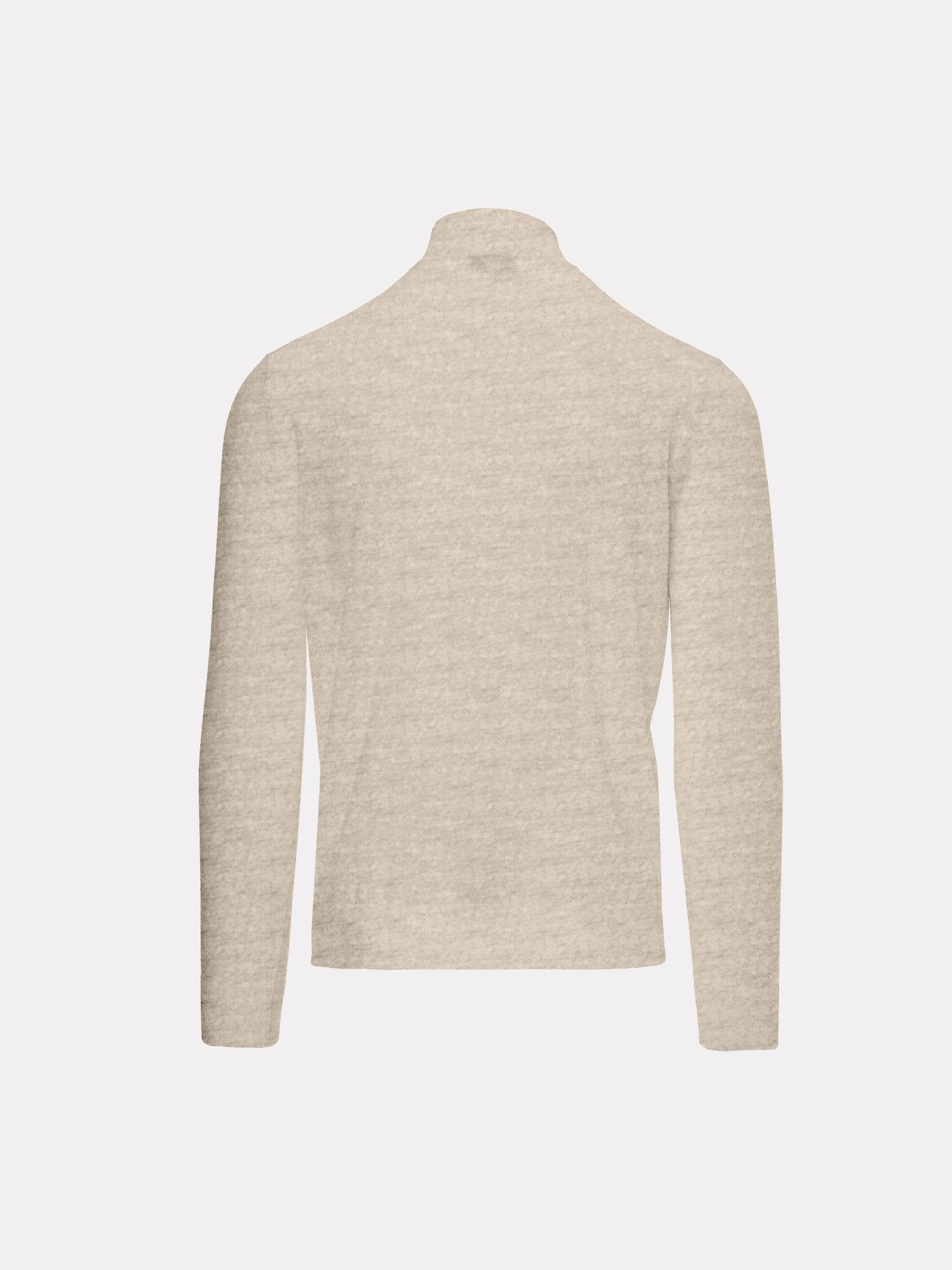 Maleta din lana merino extra fina 16 GG, texturata, beige - Viggo