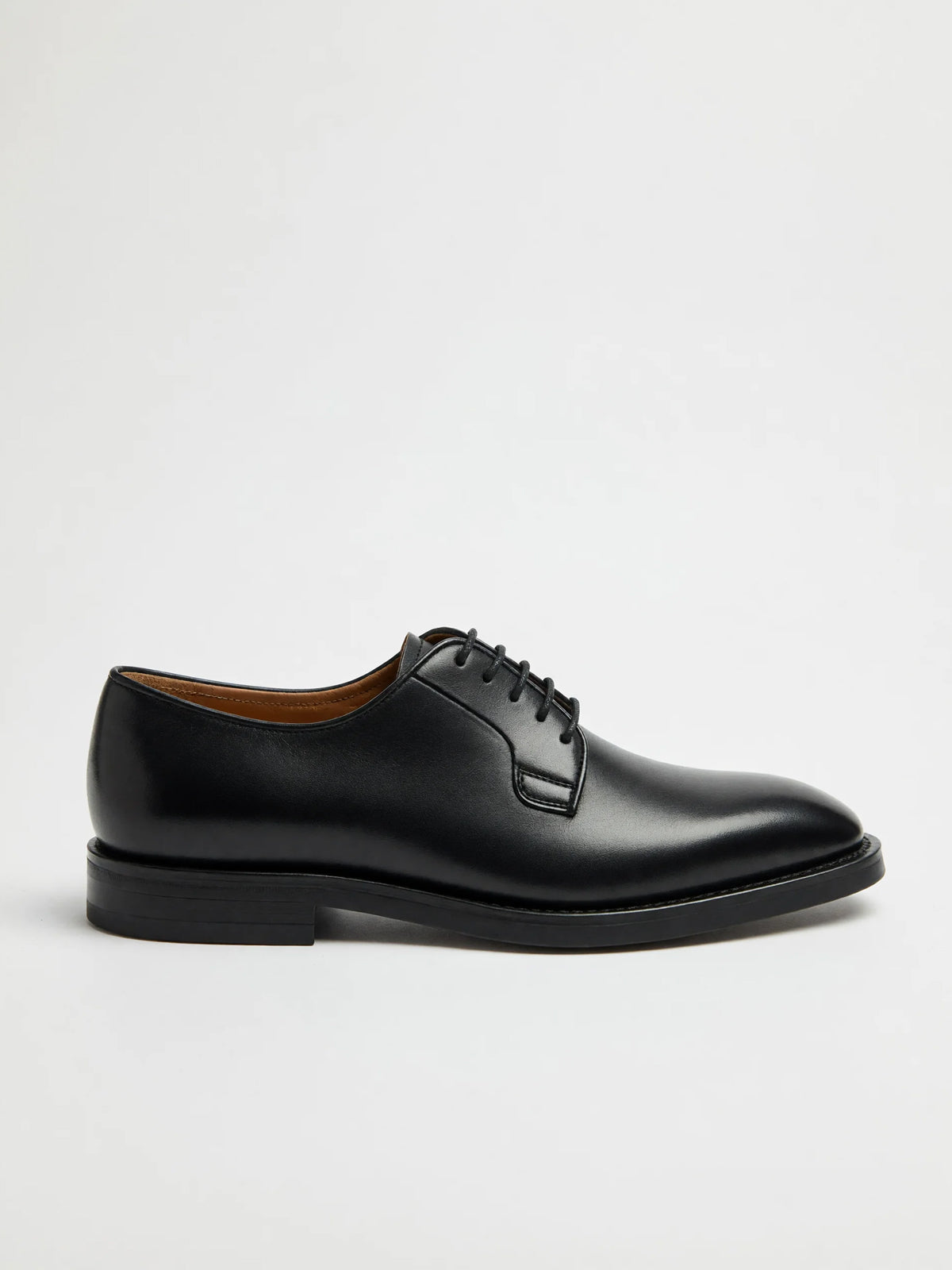 Pantofi derby negri piele vitel
