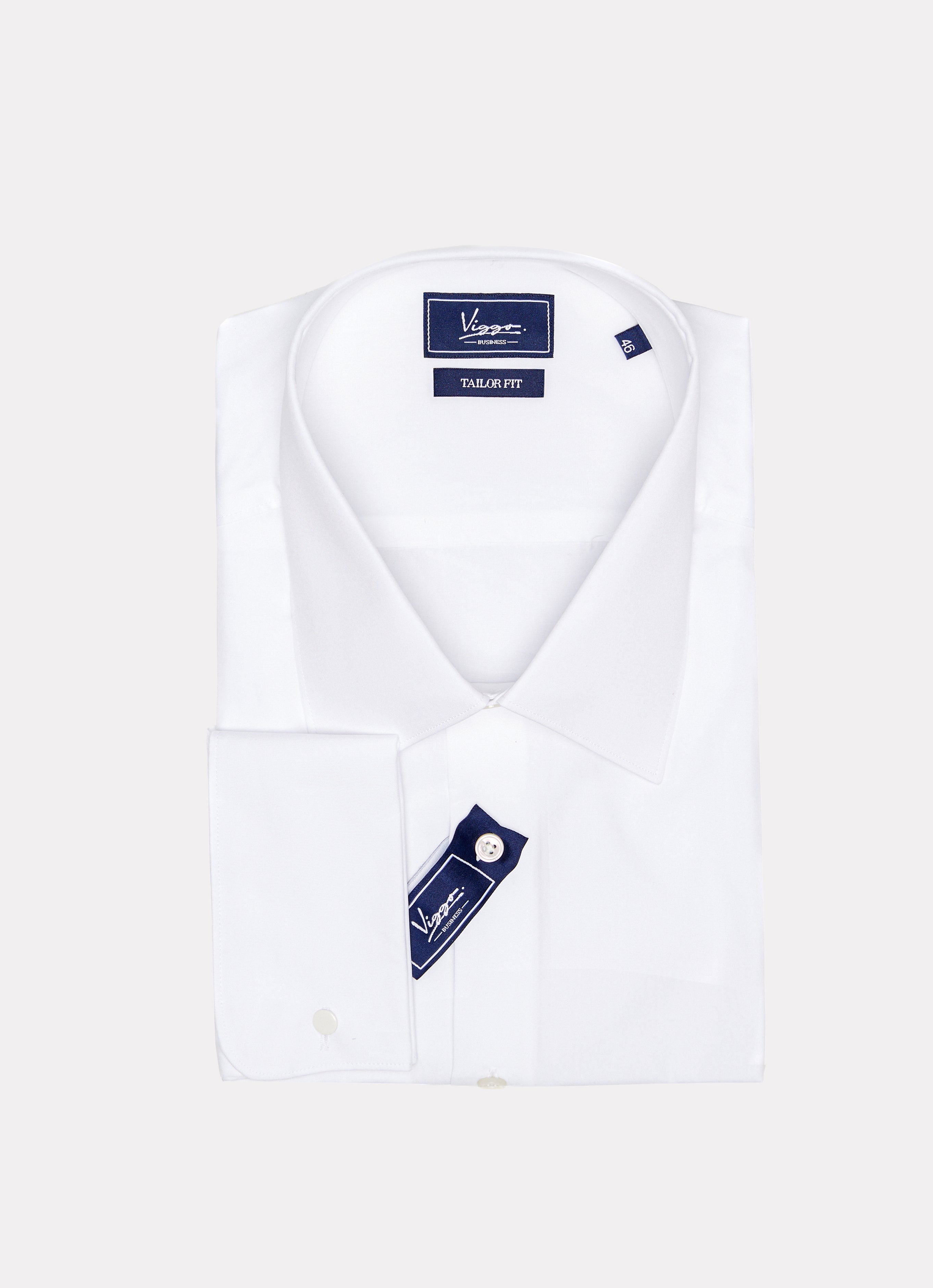 White business shirt with cufflinks