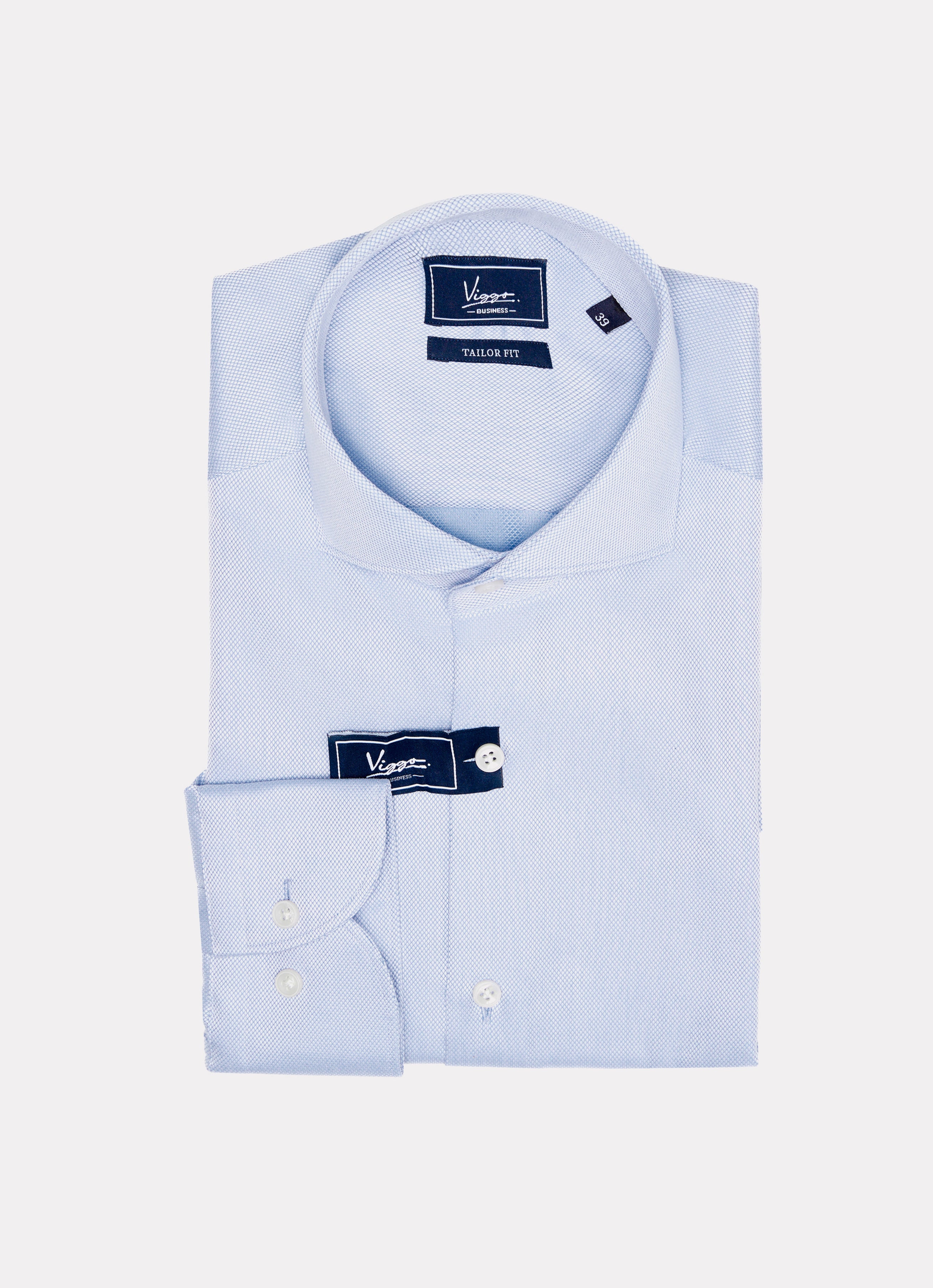Blue oxford business shirt