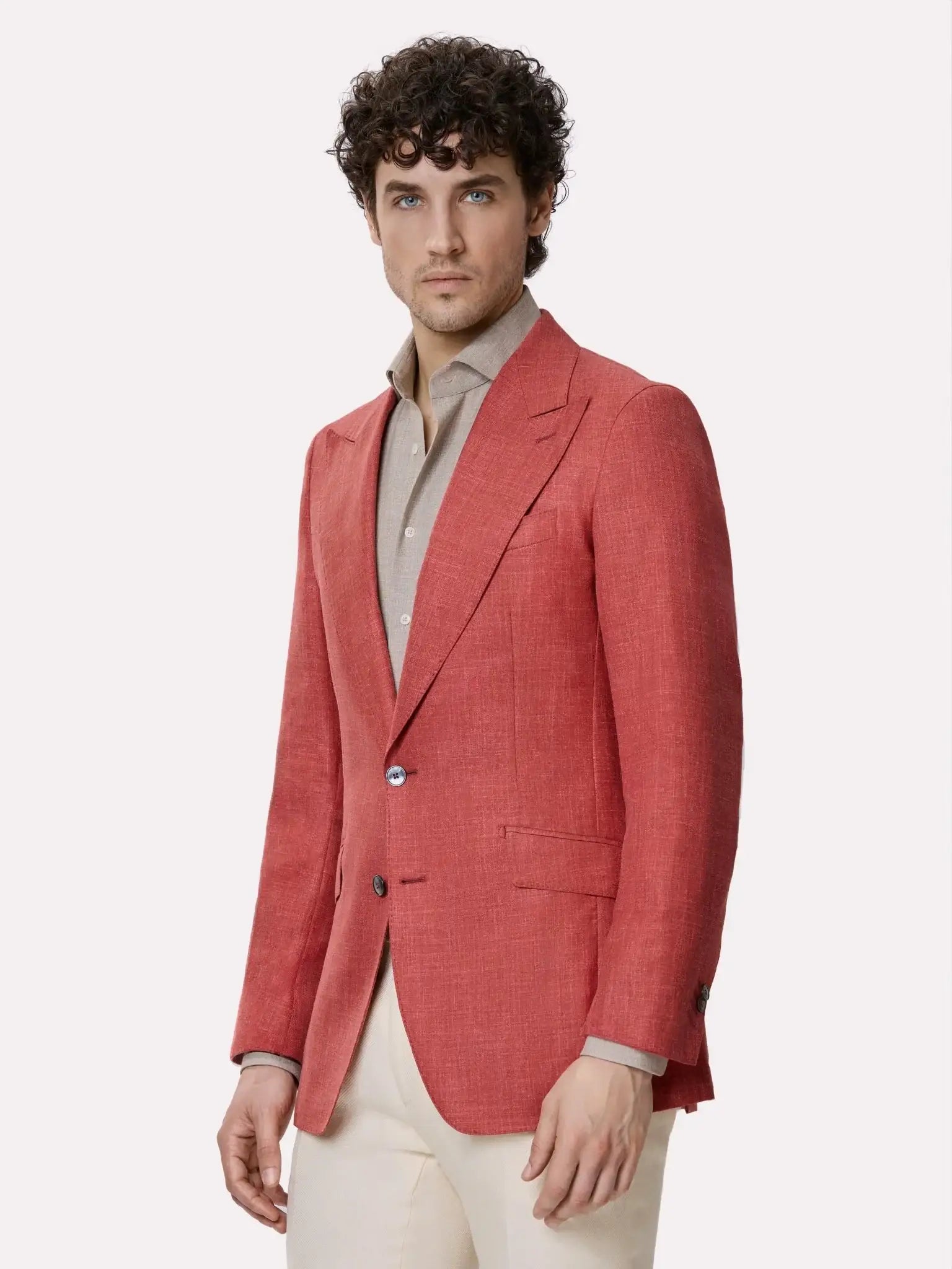 Tallia di Delfino red fabric jacket