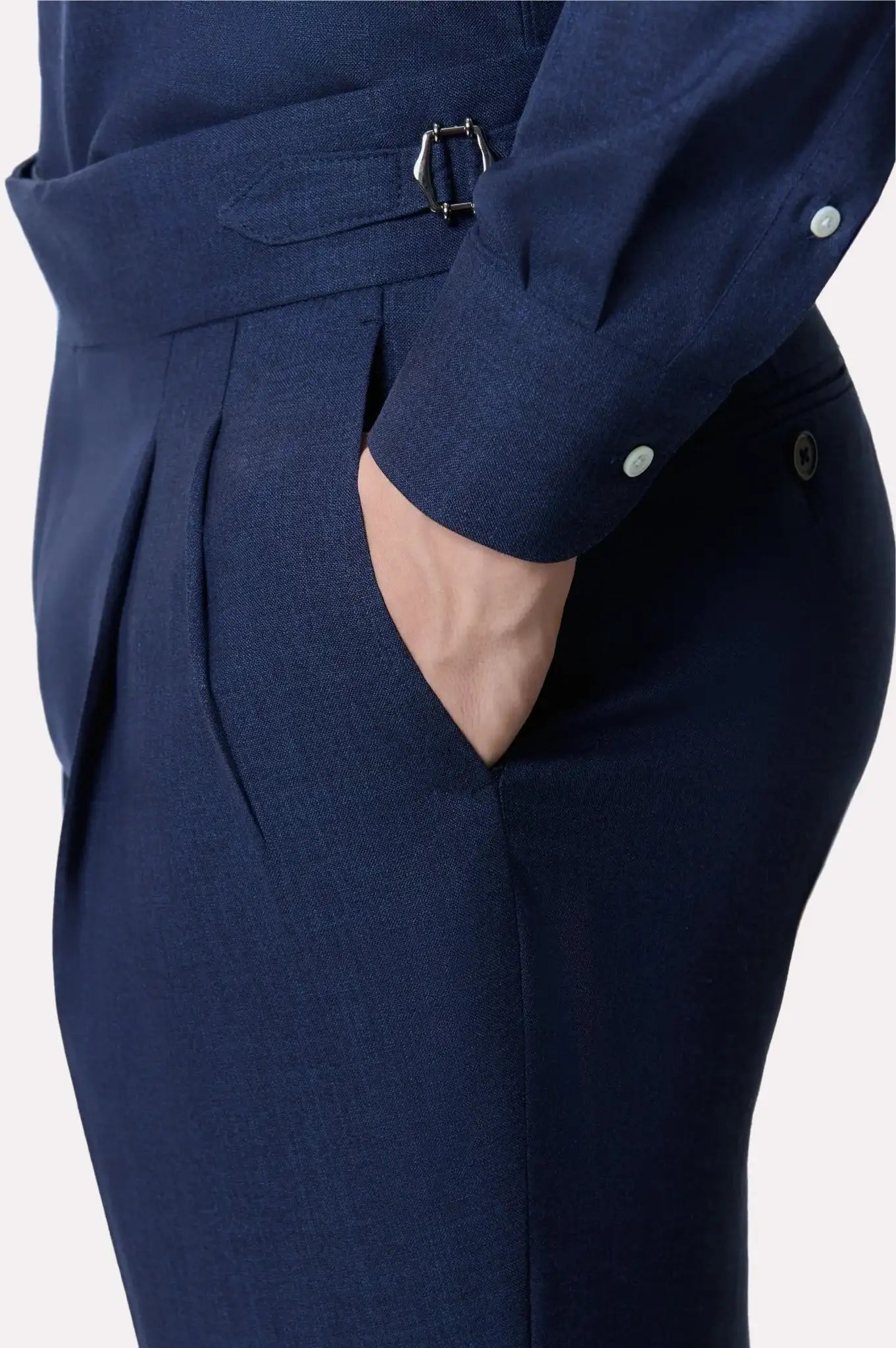 Costum tesatura Loro Piana, made to measure, bleumarin