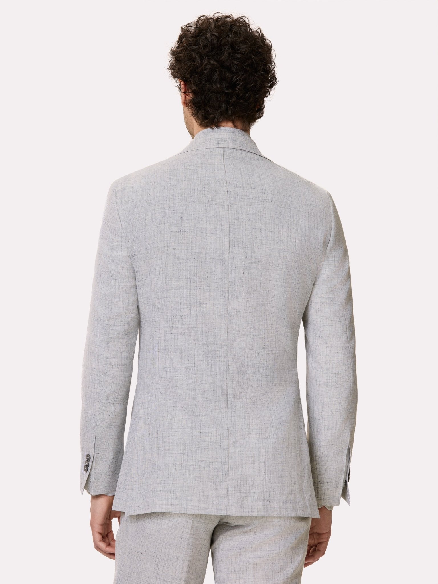 Costum tesatura Loro Piana Summertime, made to measure, gri - Viggo