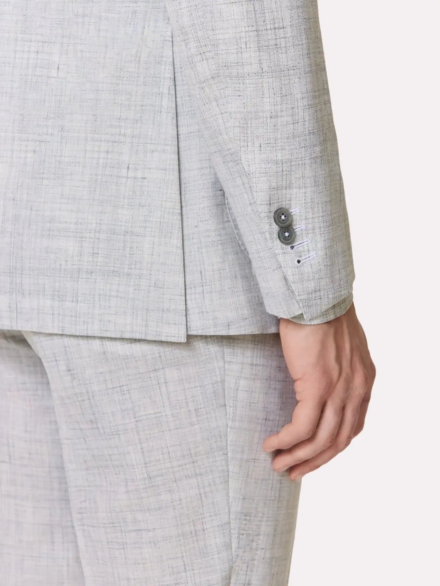 Costum tesatura Loro Piana Summertime, made to measure, gri