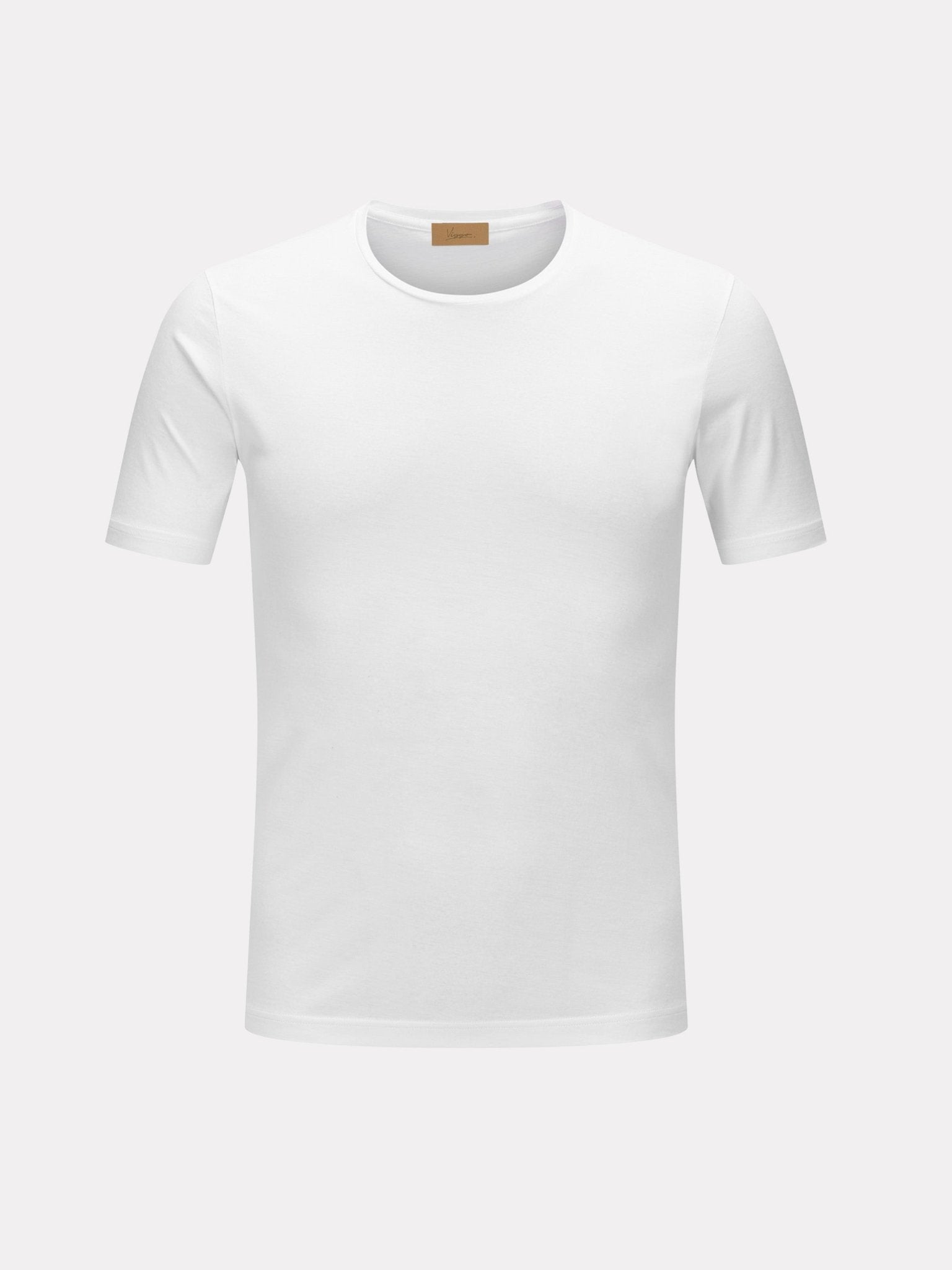 Tricou alb Selected Pima Cotton - Viggo