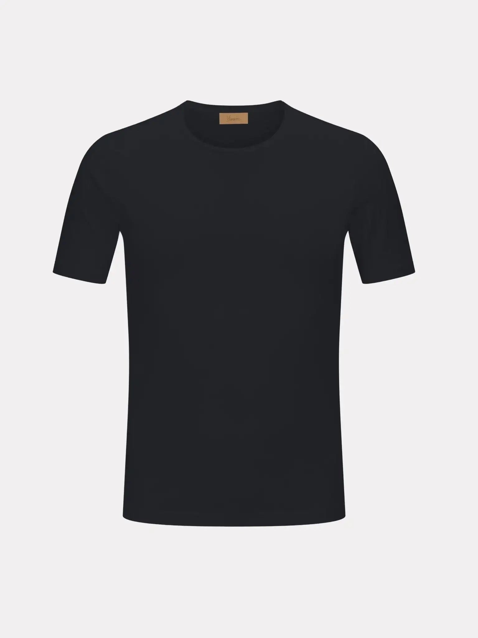 Tricou negru Selected Pima Cotton