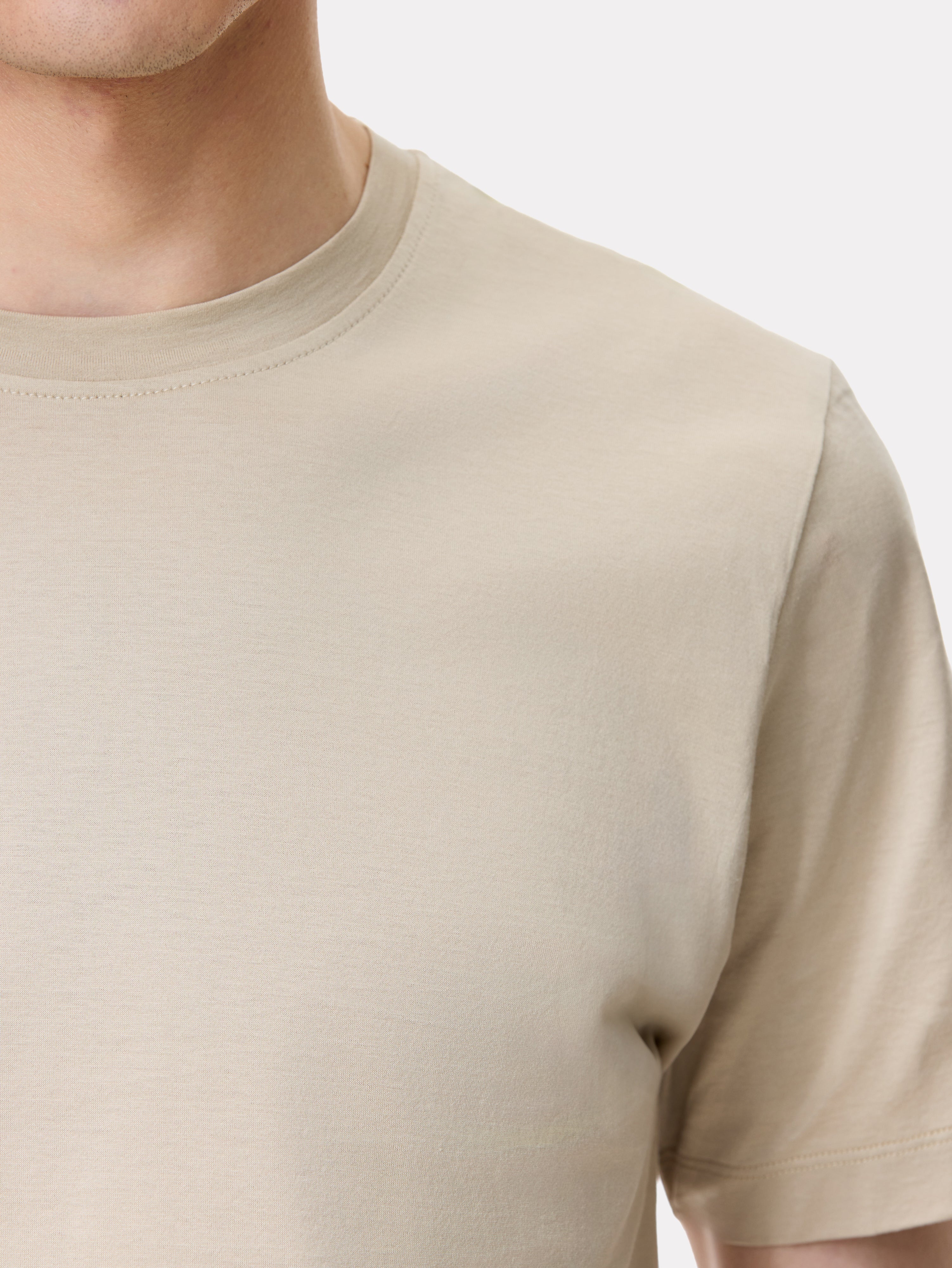 Beige cotton T-shirt Filoscozia®
