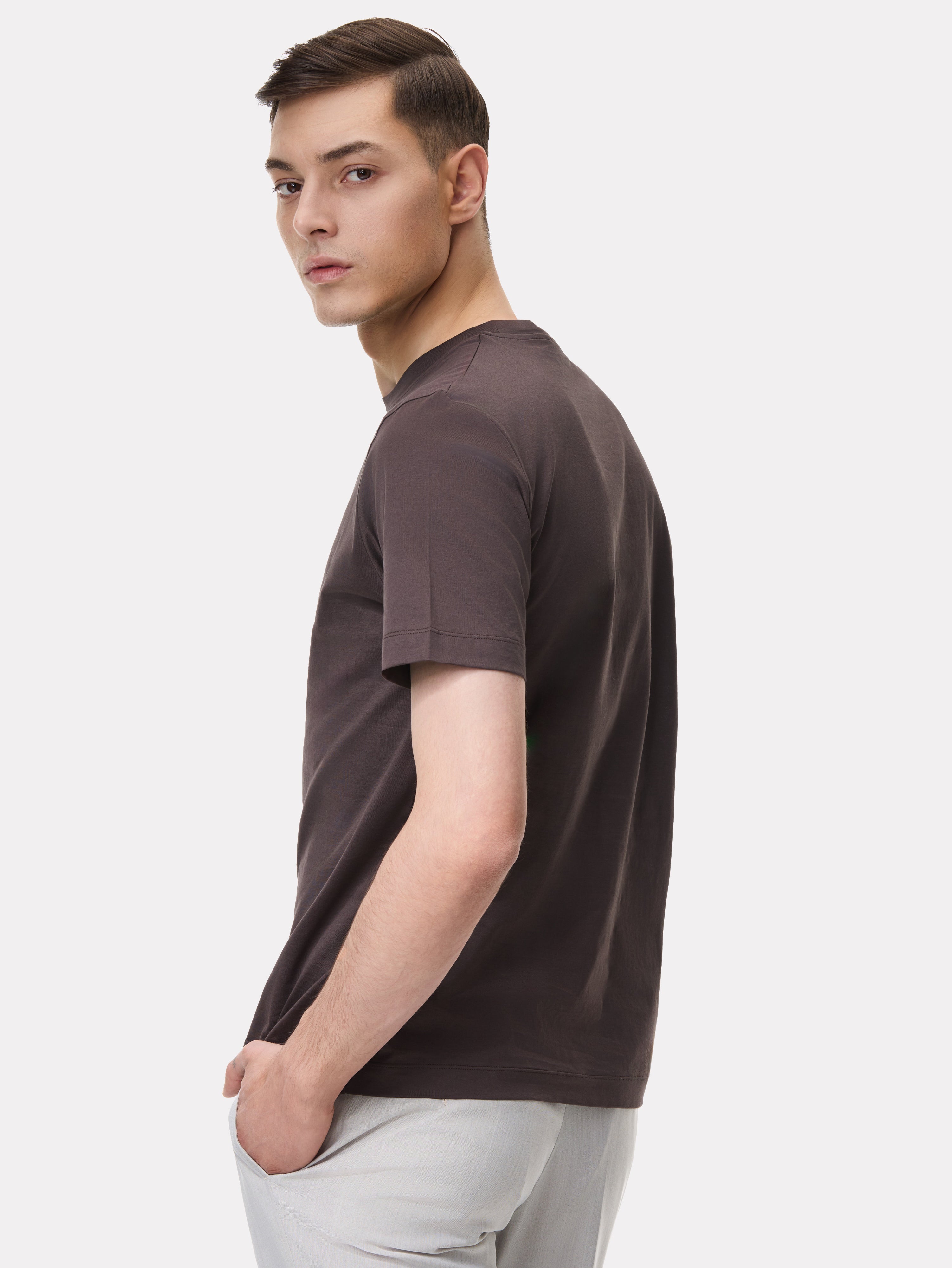Filoscozia® brown cotton t-shirt