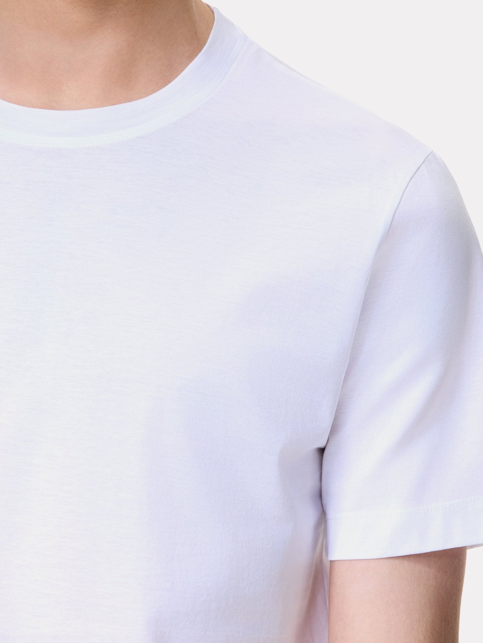 Tricou alb din bumbac Filoscozia® - Viggo