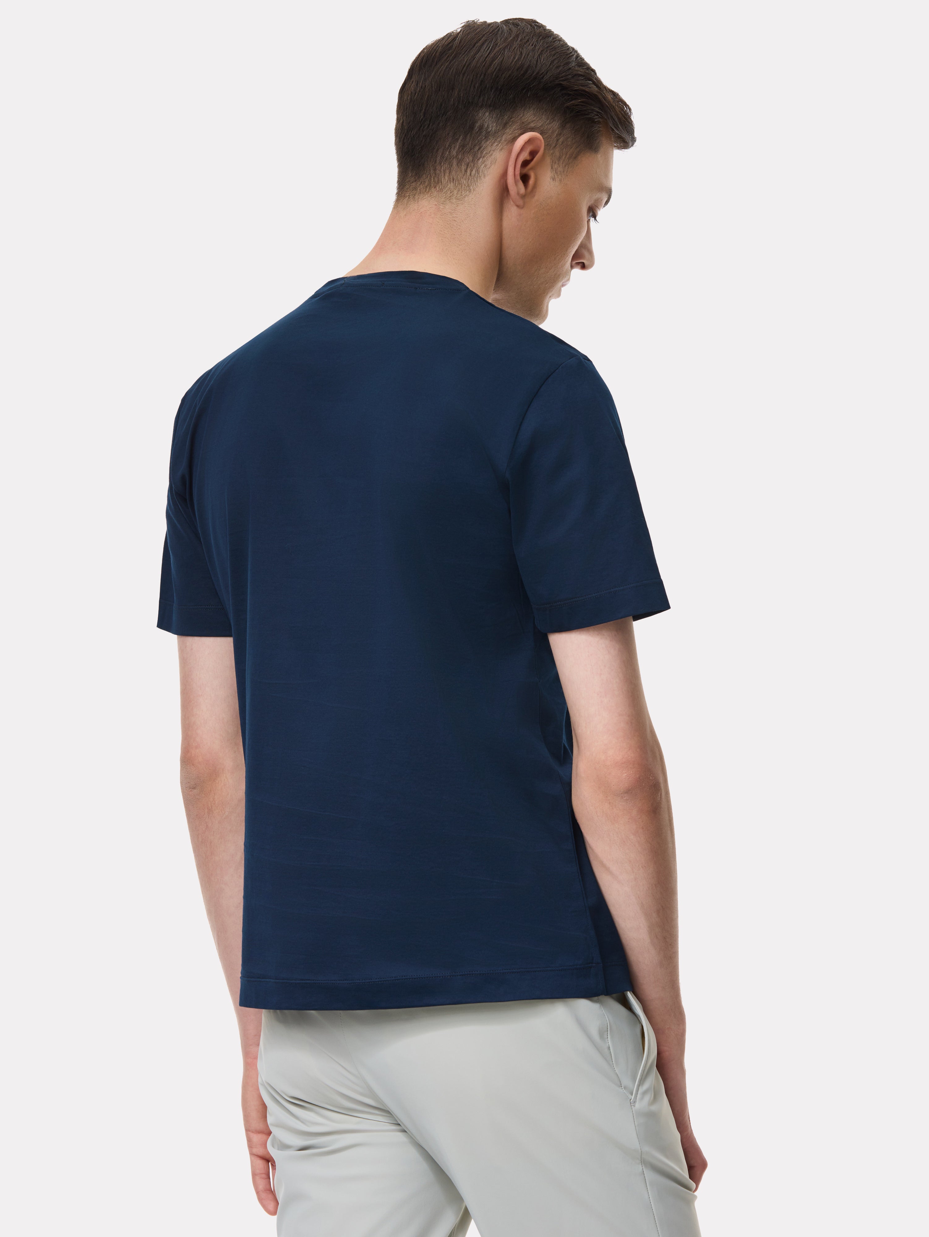 Navy cotton T-shirt Filoscozia®