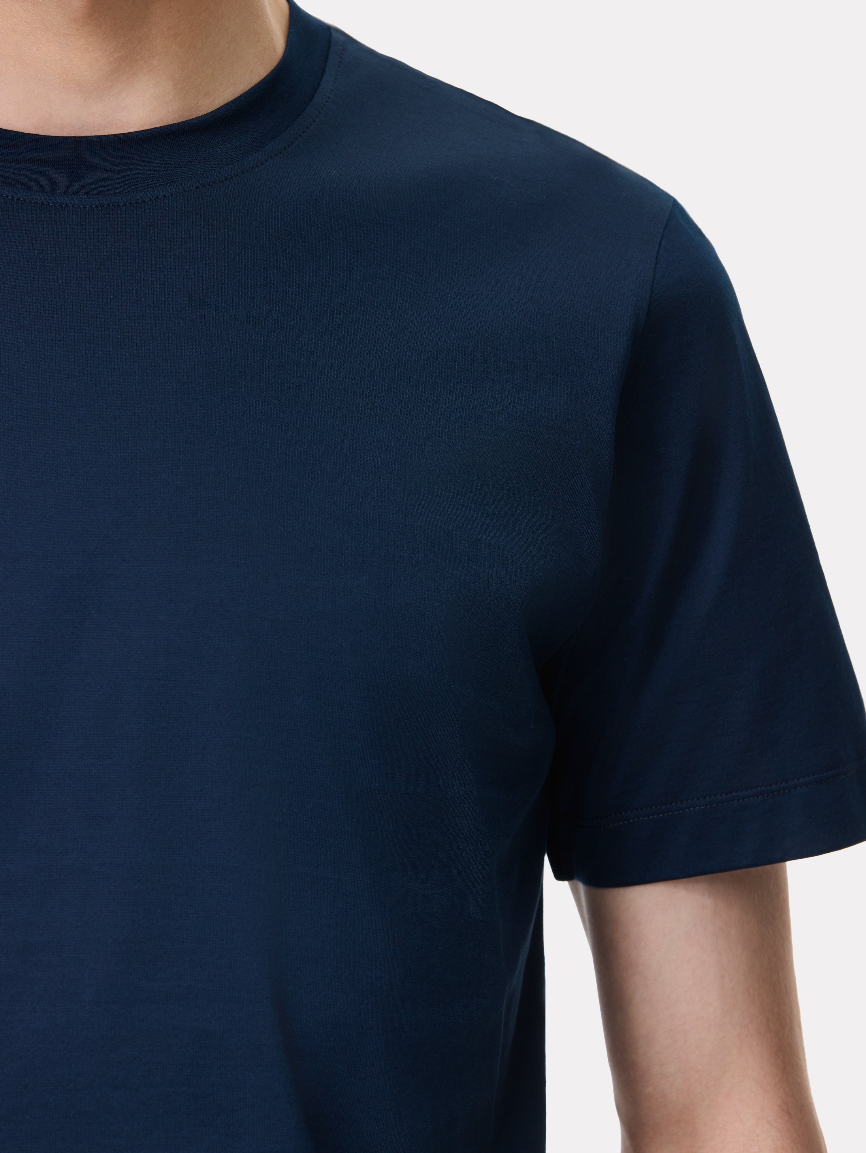 Navy cotton T-shirt Filoscozia®