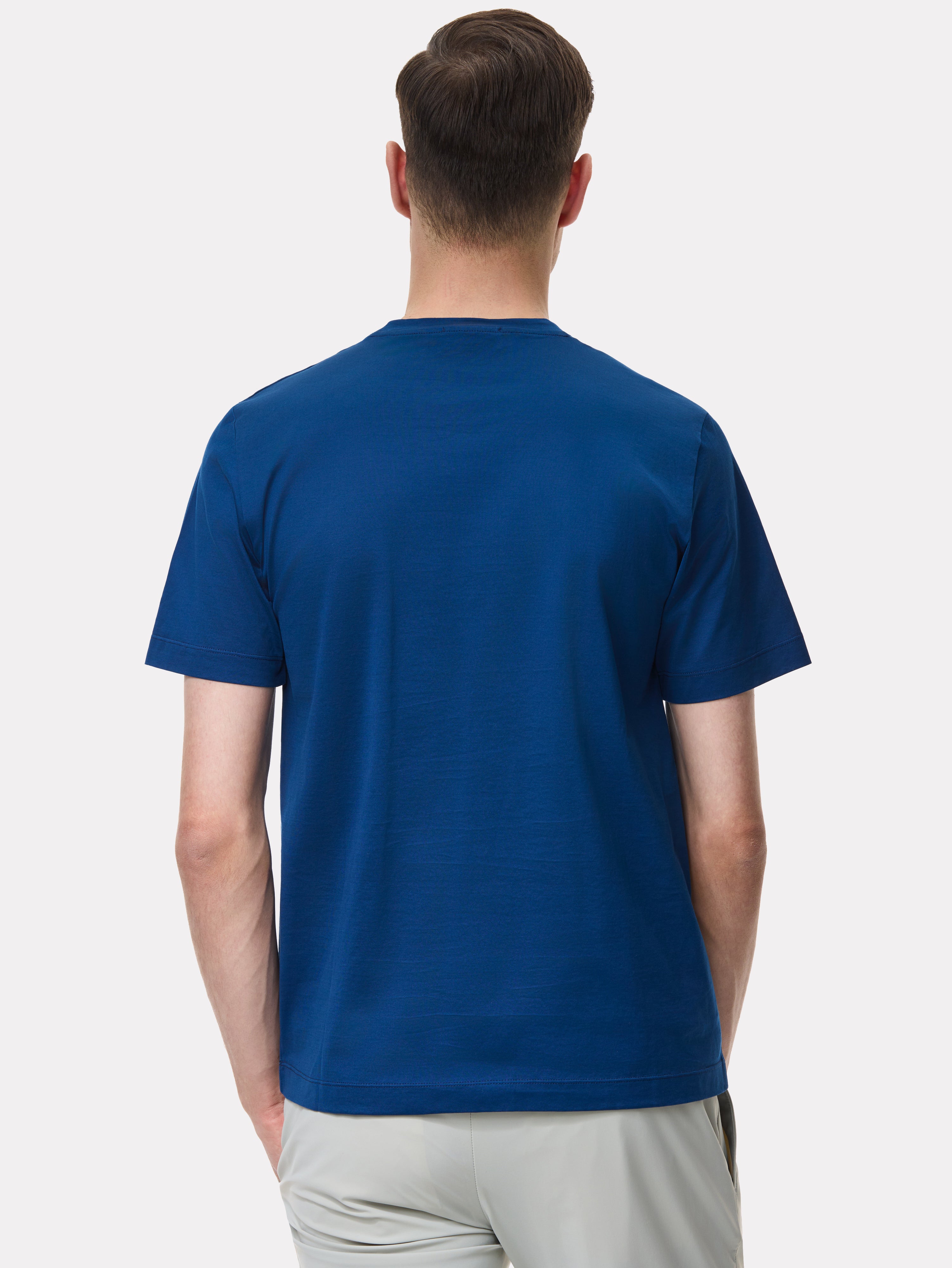 Filoscozia® blue cotton T-shirt