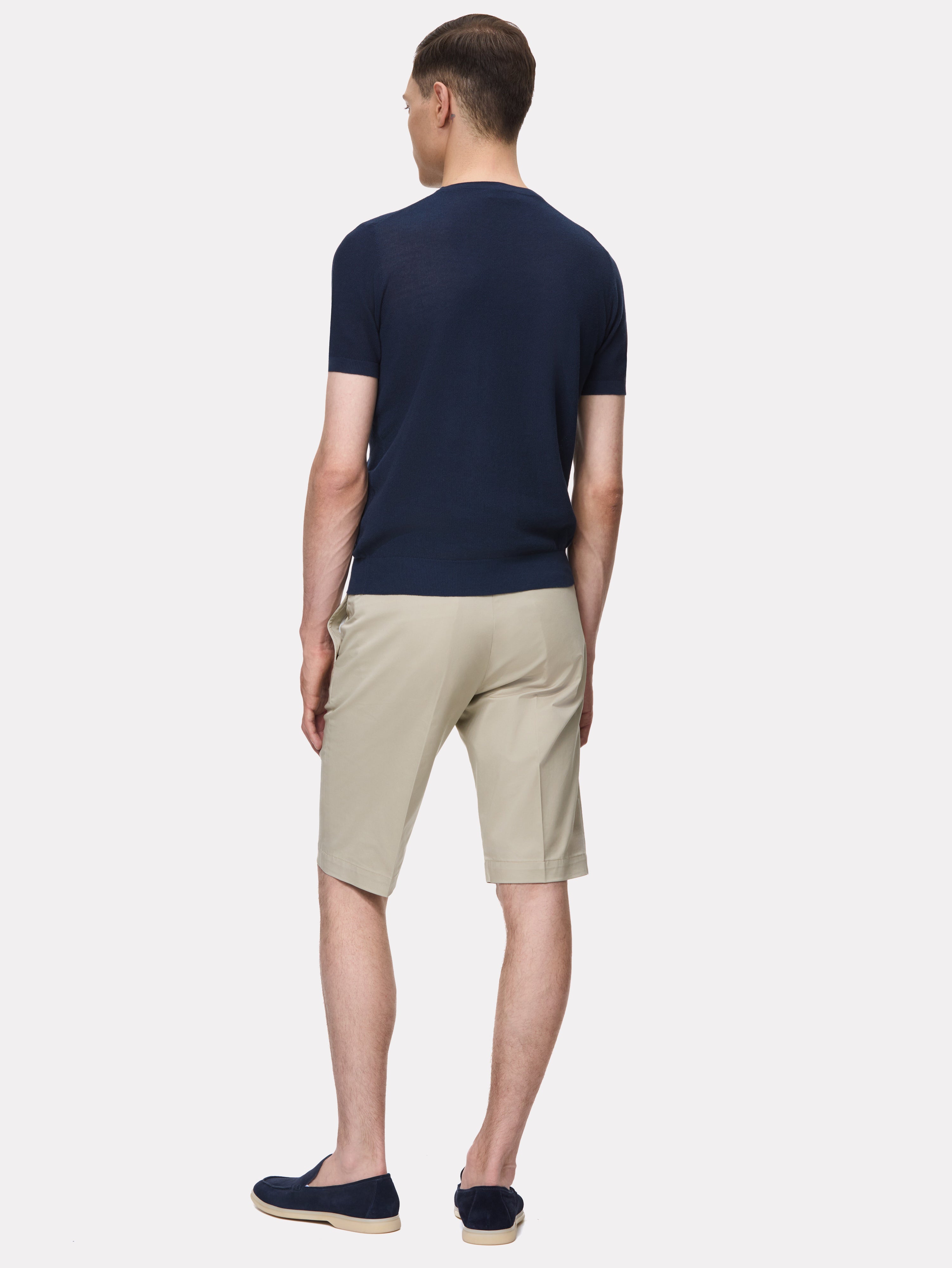 Navy pique t-shirt