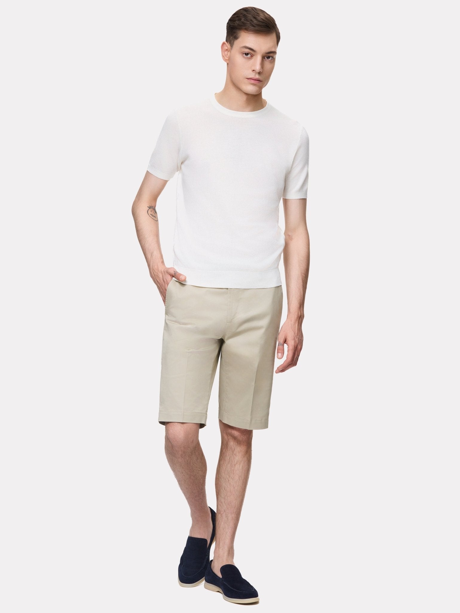 Pantaloni scurti bej - Viggo