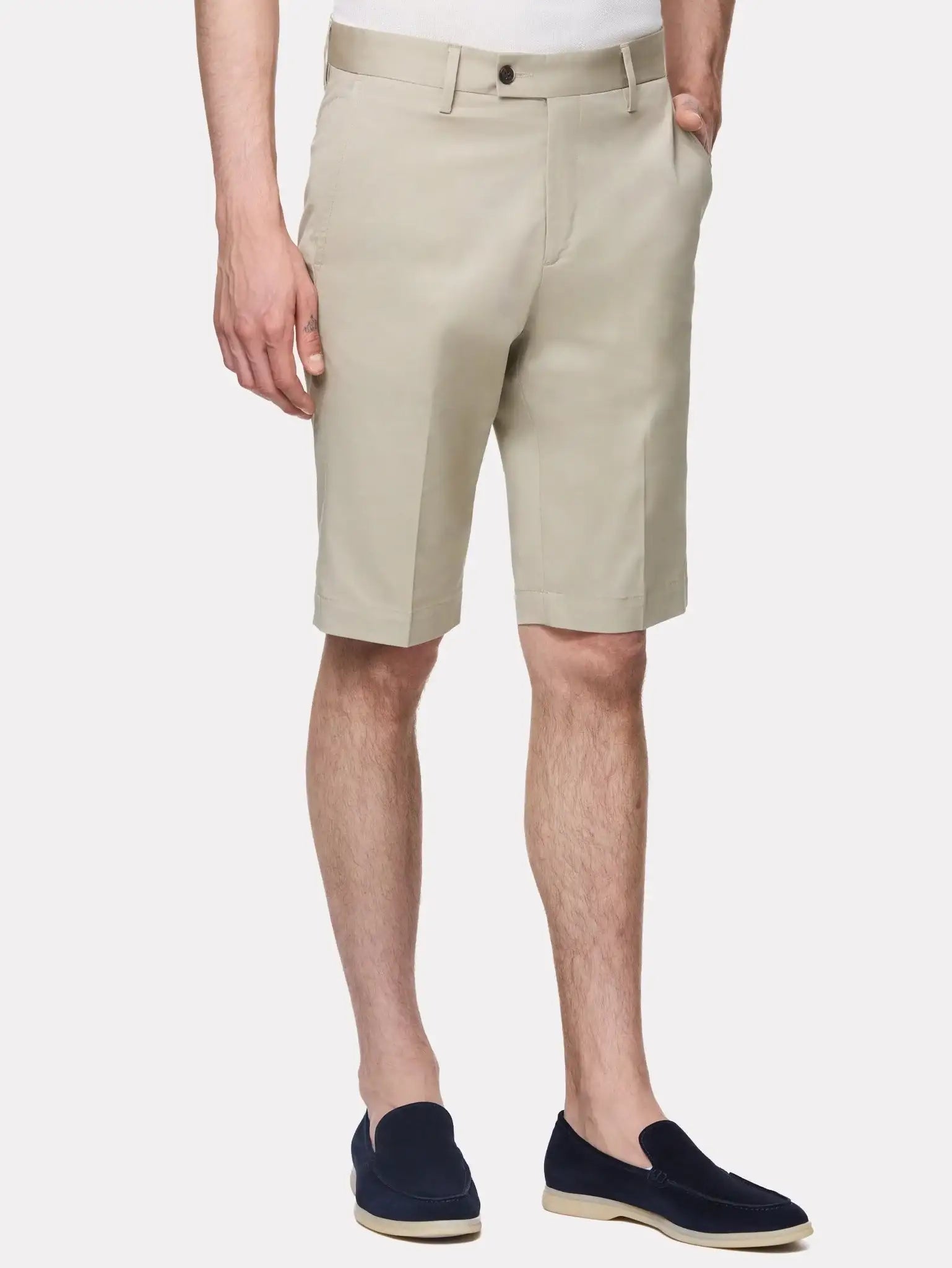 Pantaloni scurti bej